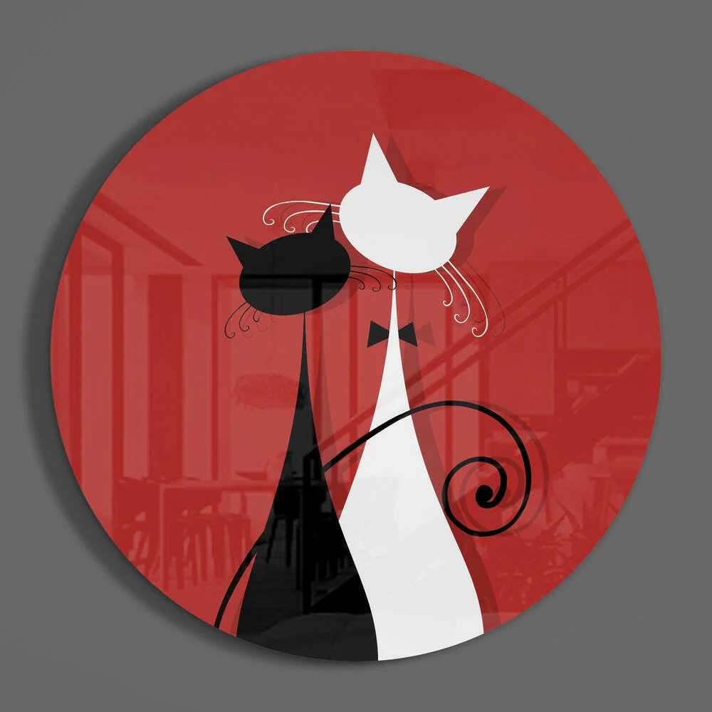 Cats Glass Wall Art - Image 3
