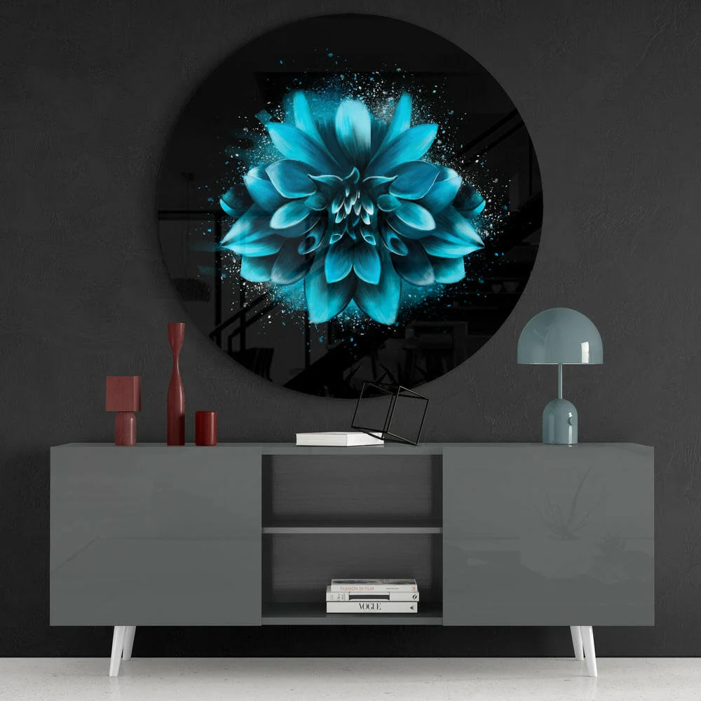 Flower Glass Wall Art - Image 4