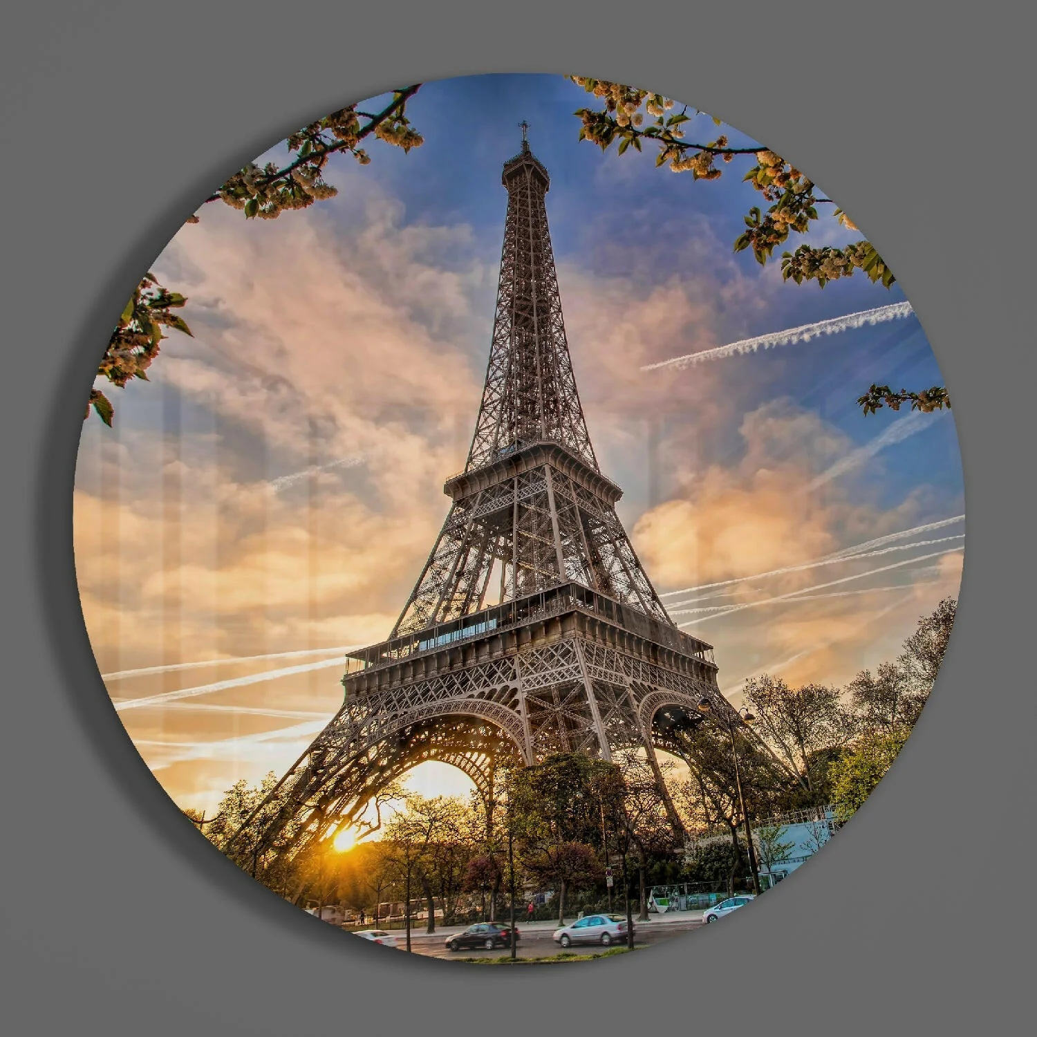 Eiffel Tower Glass Wall Art - Image 3