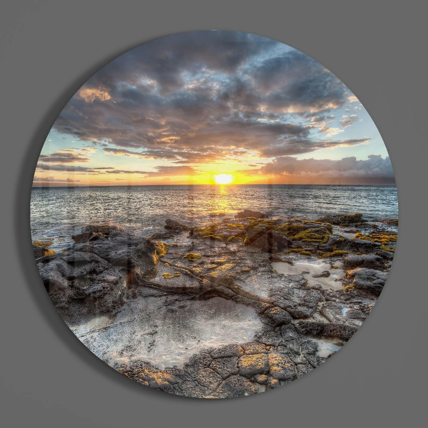 Sunrise Glass Wall Art - Image 3