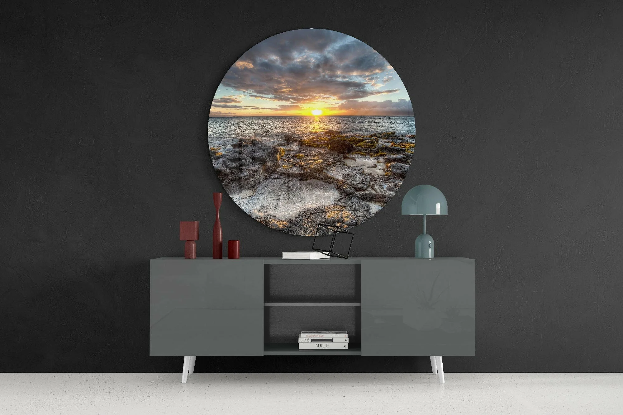 Sunrise Glass Wall Art - Image 4