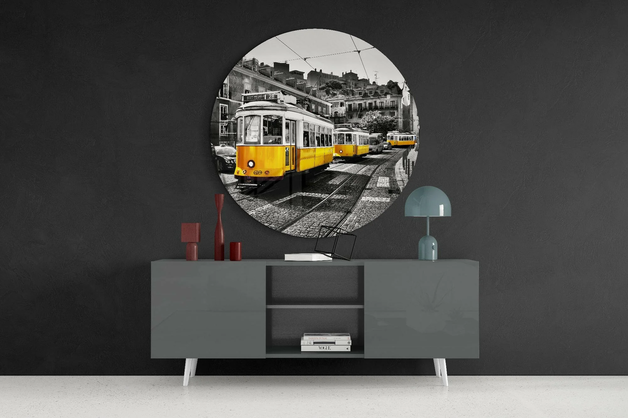 Tram Glass Wall Art - Image 4