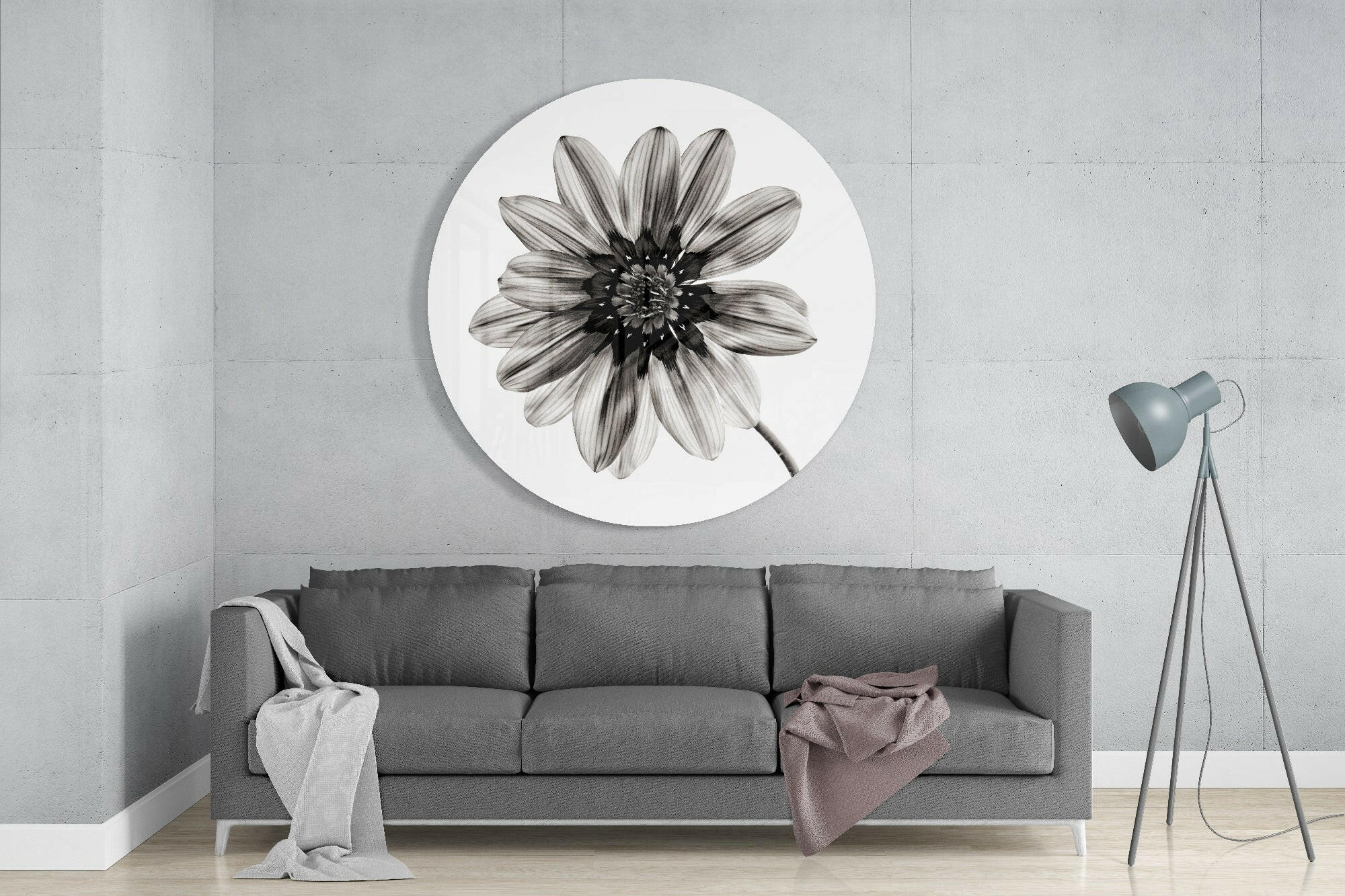 Flower Glass Wall Art - Image 2