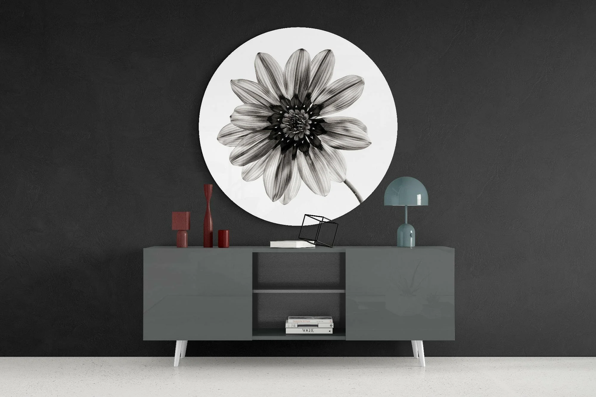Flower Glass Wall Art - Image 4