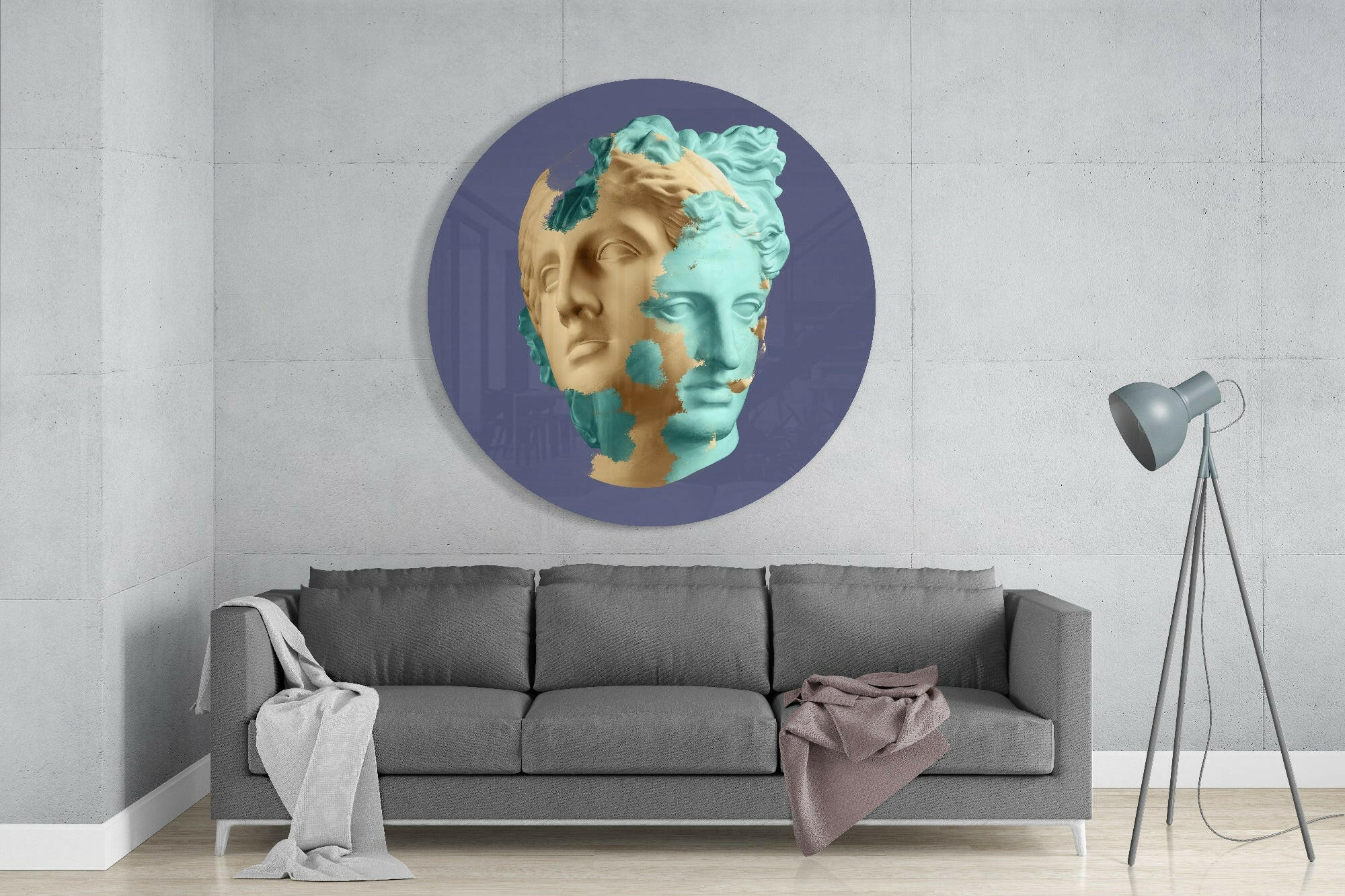 Split Glass Wall Art - Image 2