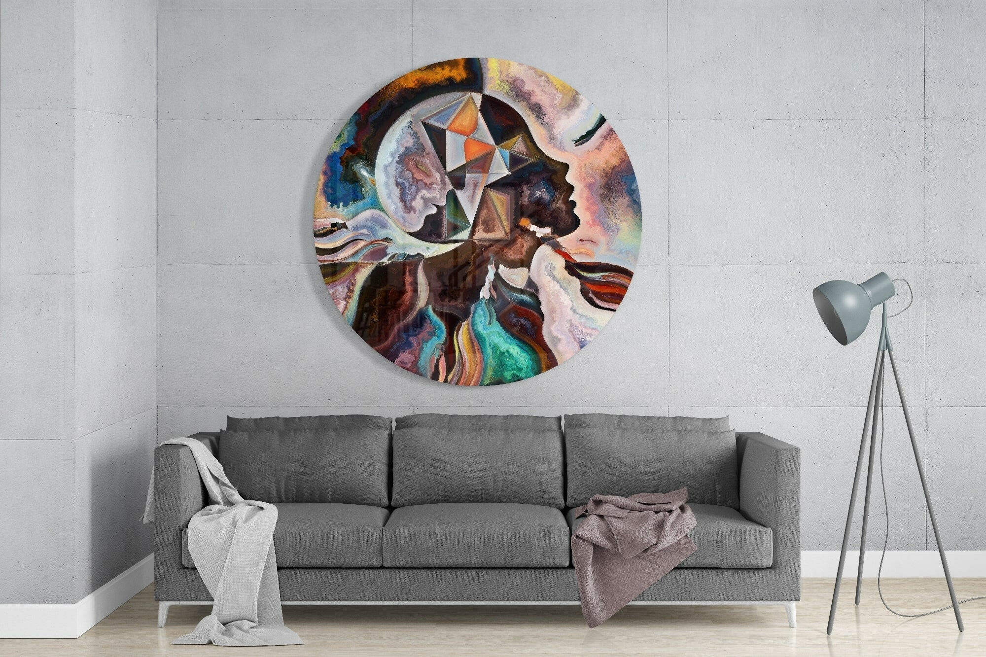 Meditation Glass Wall Art - Image 2