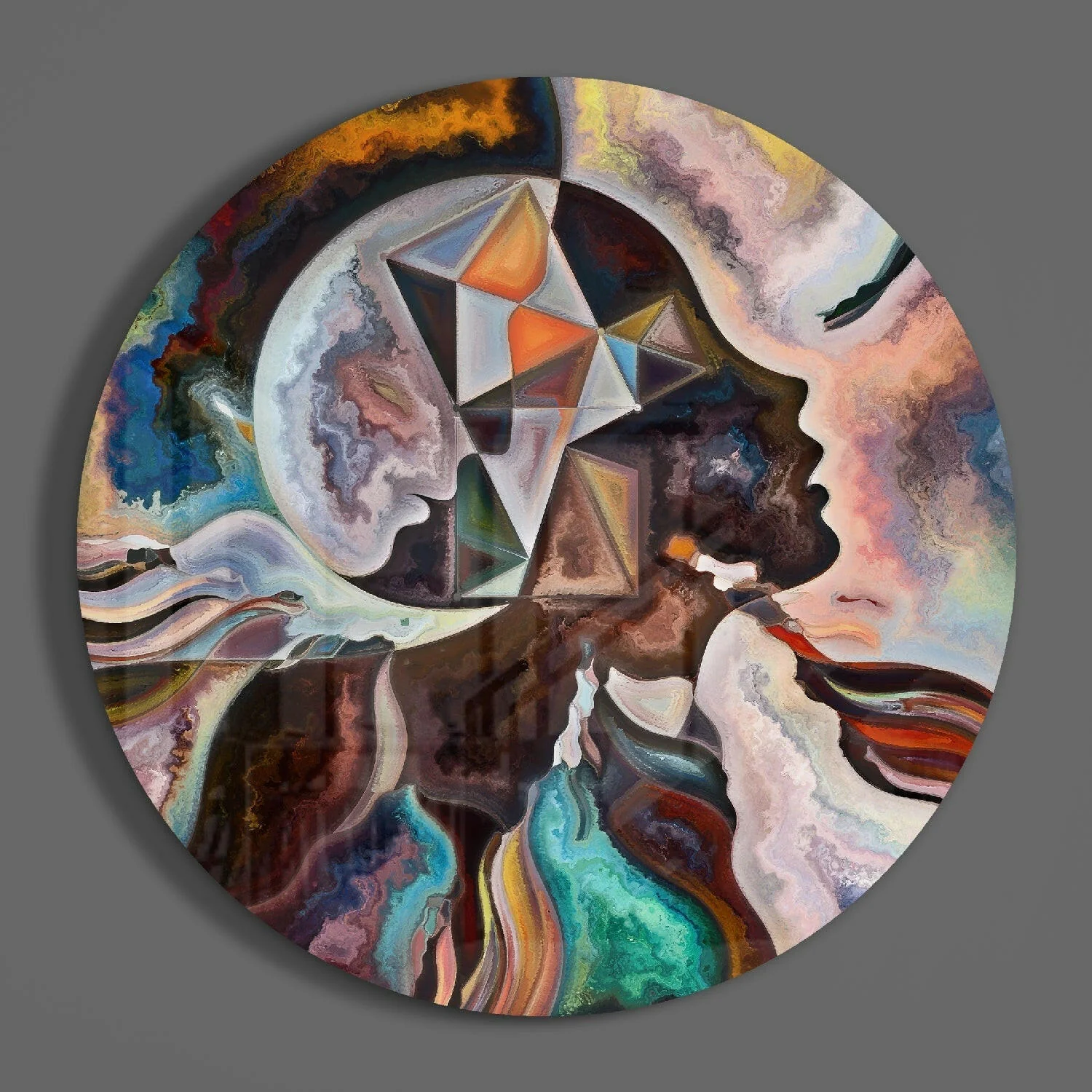 Meditation Glass Wall Art - Image 3