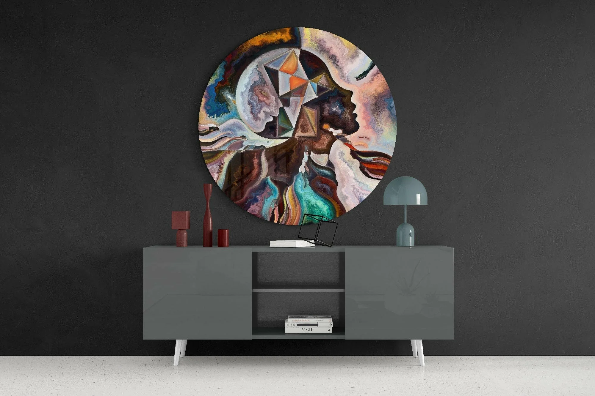 Meditation Glass Wall Art - Image 4