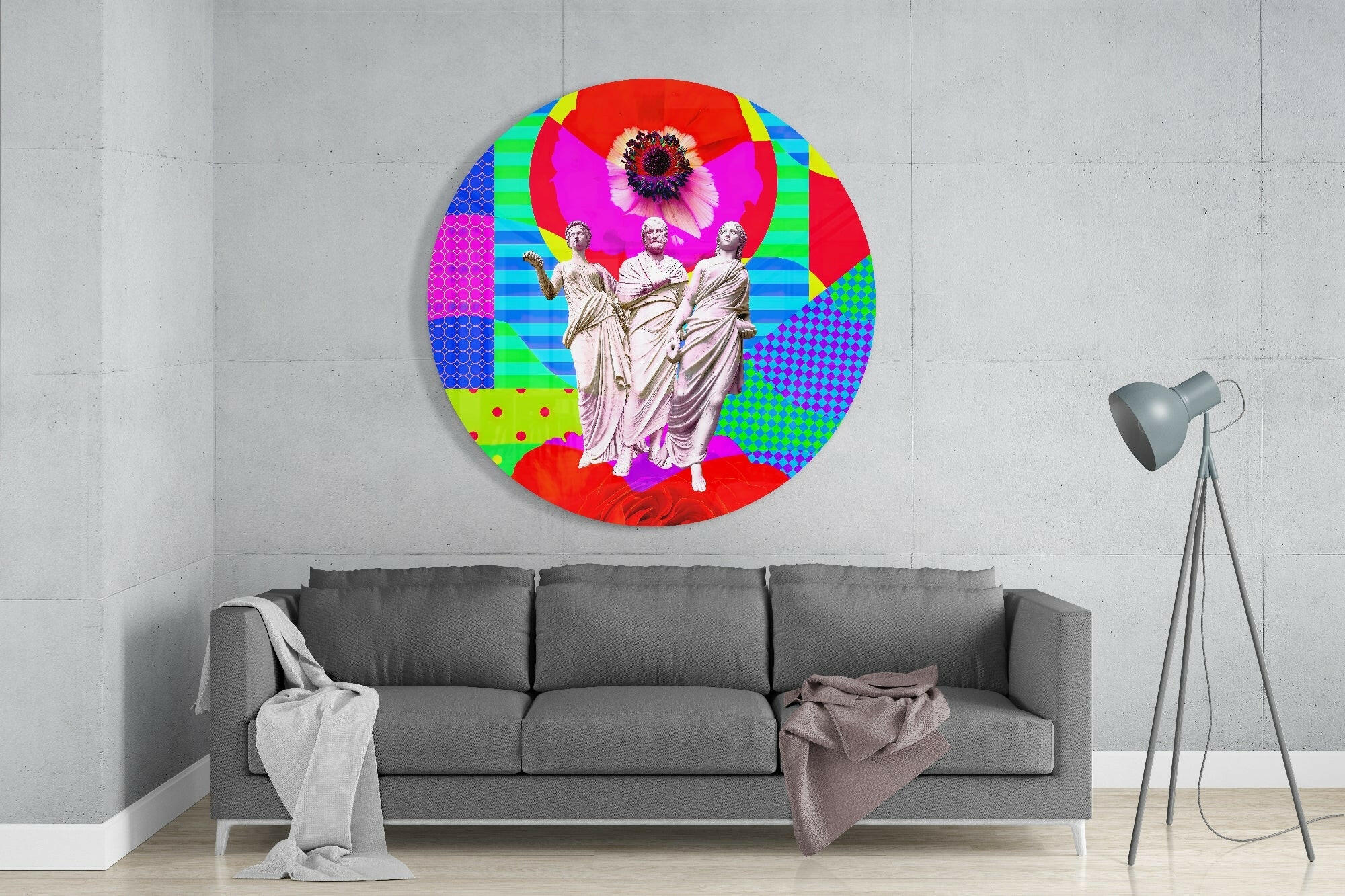Statues Glass Wall Art - Image 2