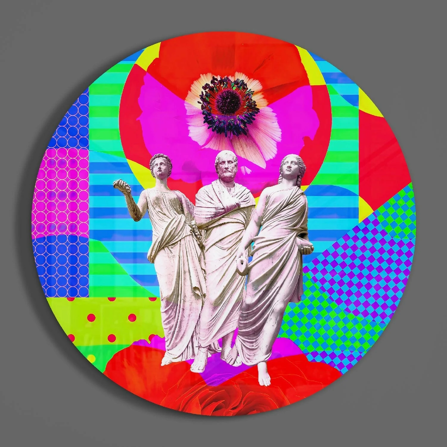 Statues Glass Wall Art - Image 3