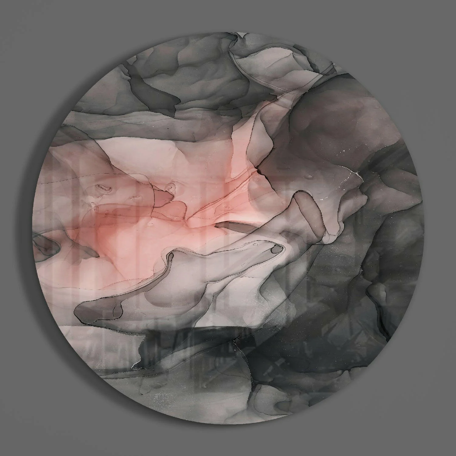 Abstract Flow Glass Wall Art - Image 2
