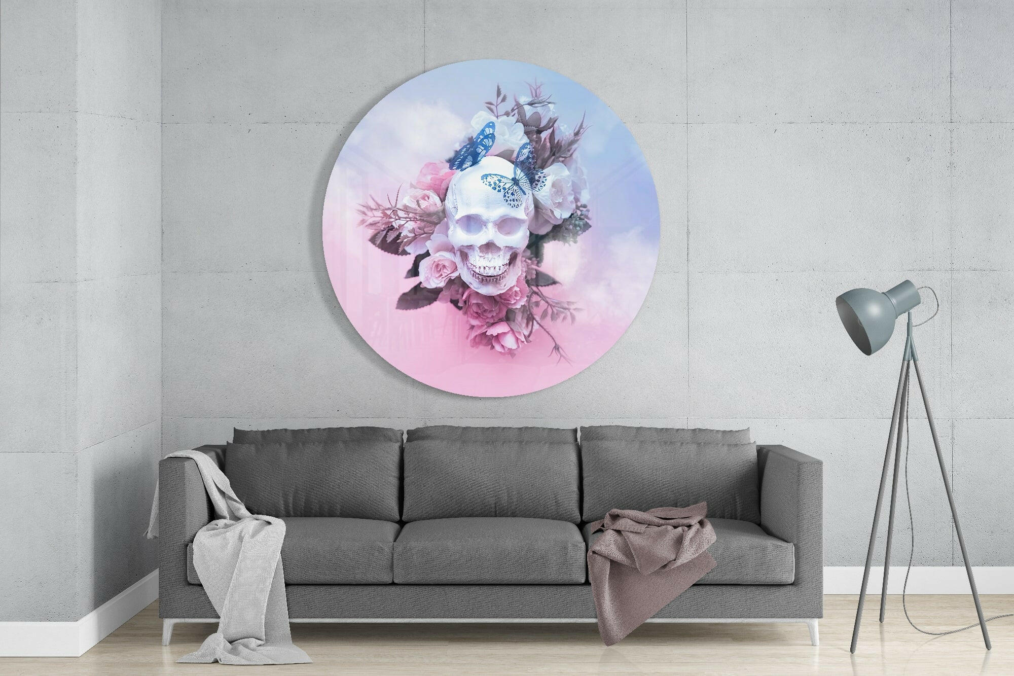 Skull Glass Wall Art - Image 2