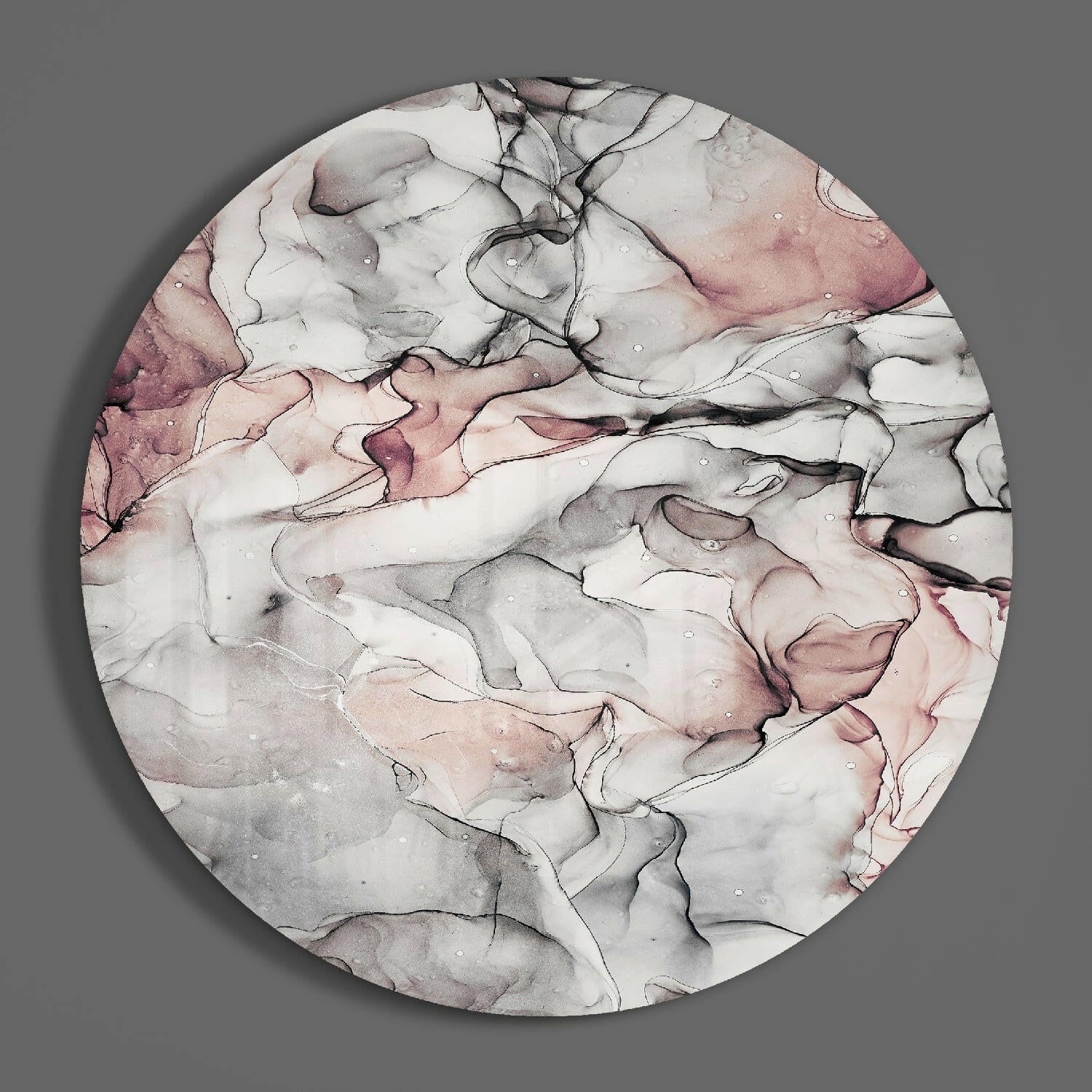Abstract Flow Glass Wall Art - Image 2