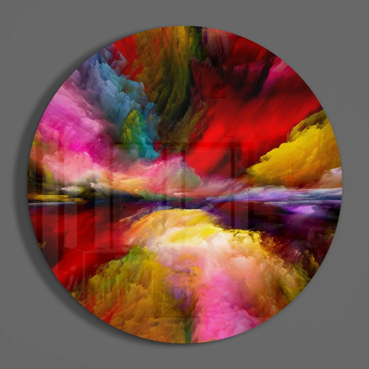 Color Explosion Glass Wall Art - Image 3