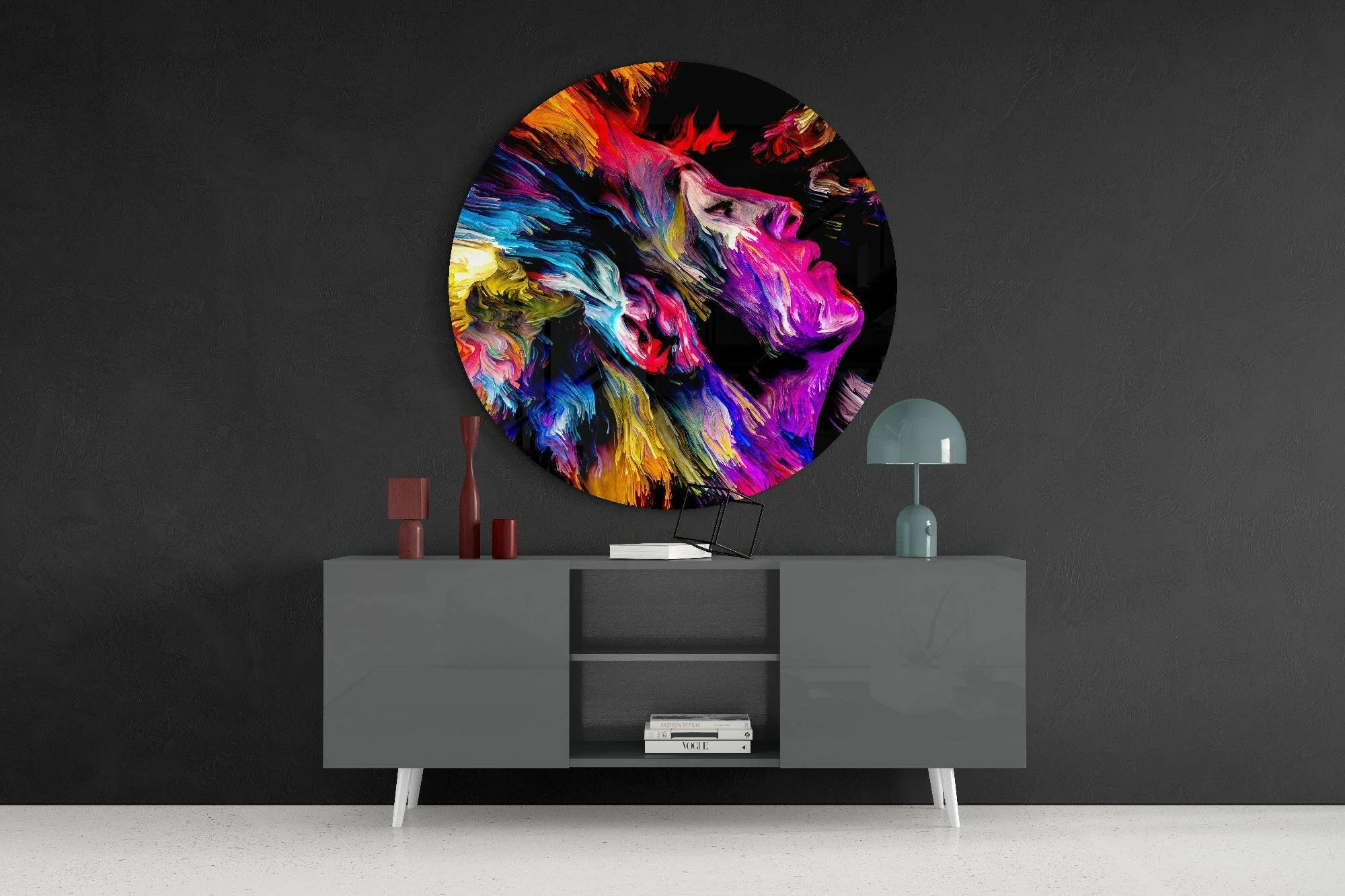 Thought Current Glass Wall Art - Image 4