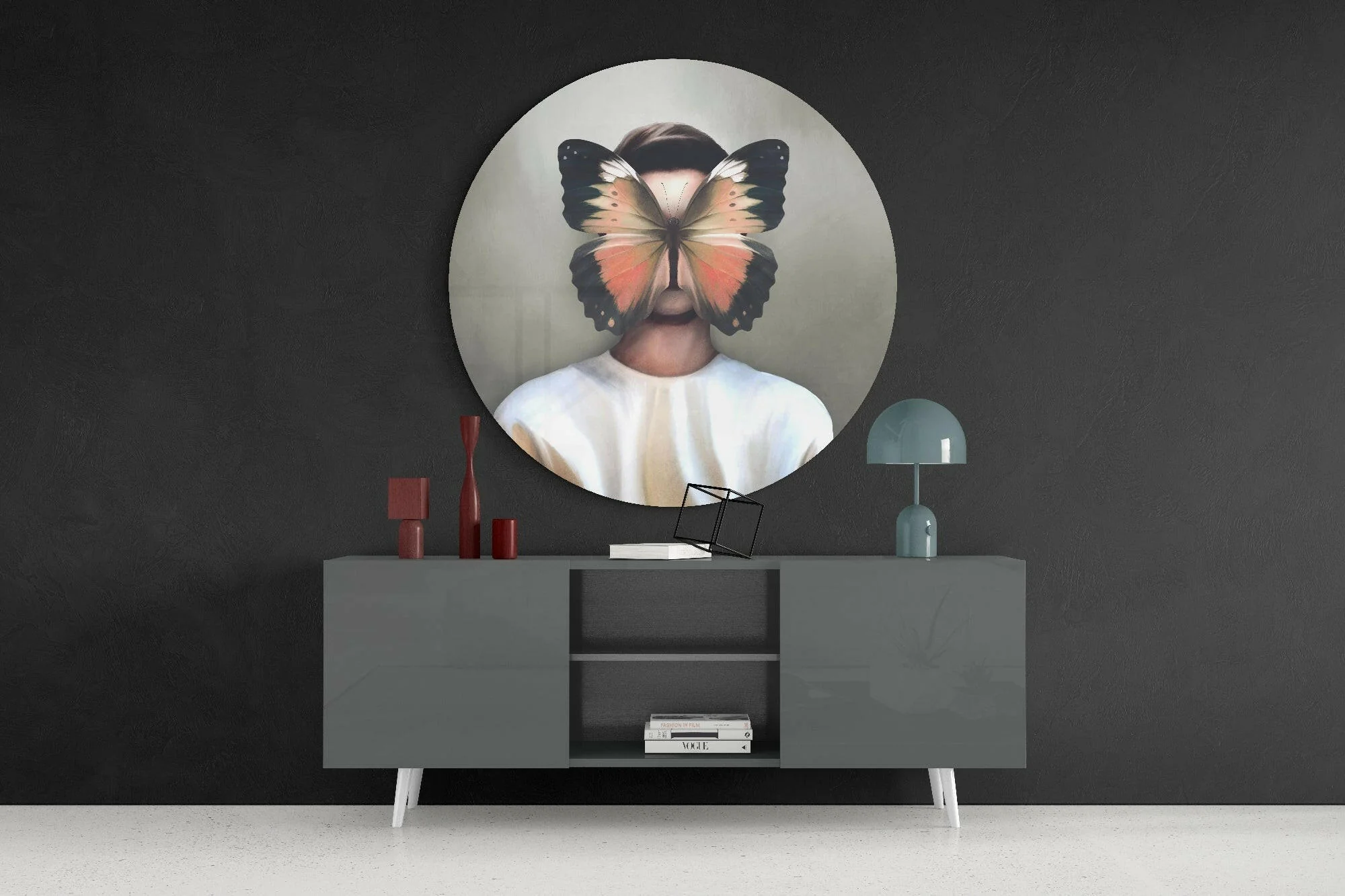 Butterfly Dreams Glass Wall Art - Image 4