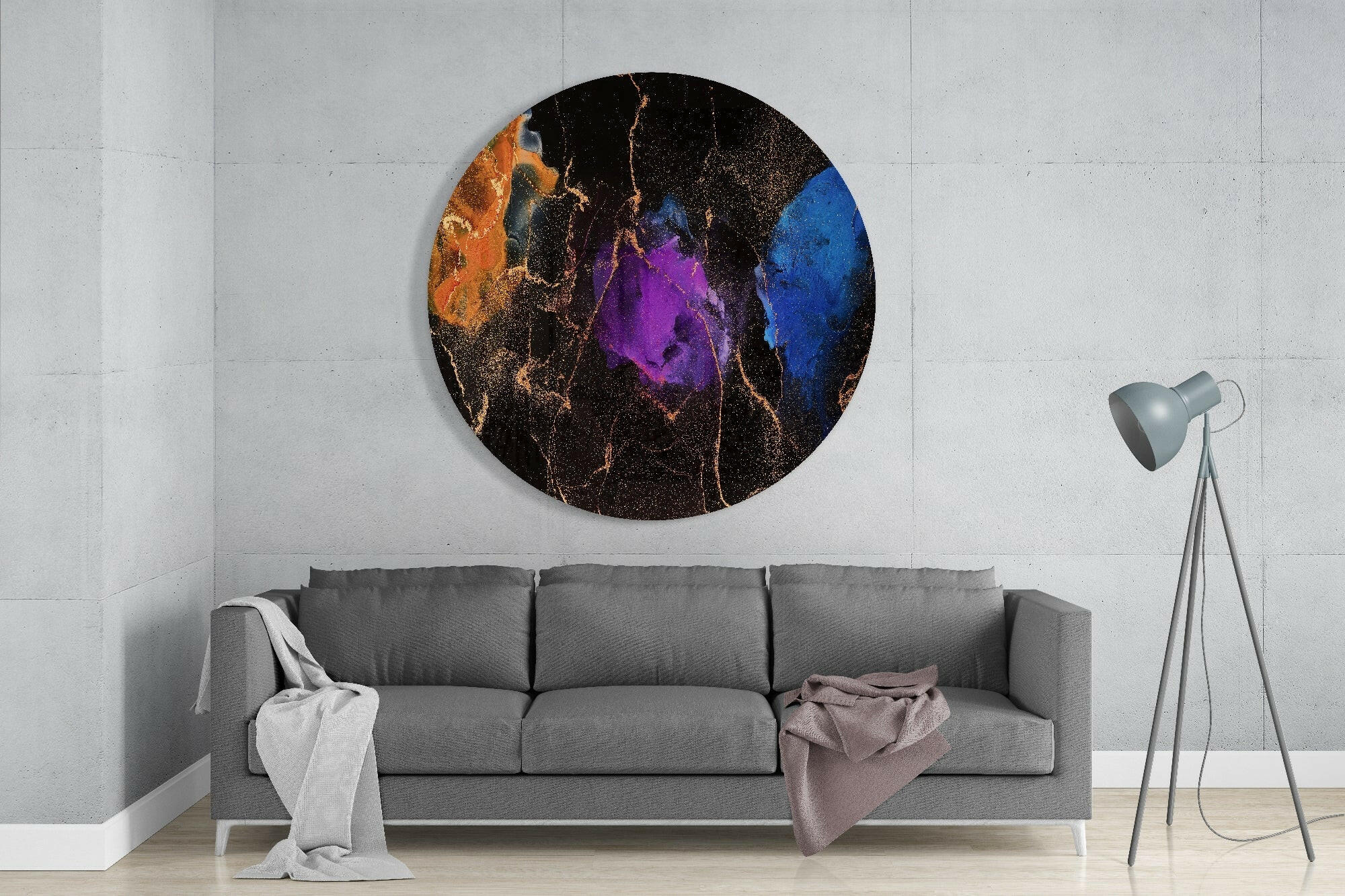 Color Explosion Glass Wall Art - Image 2