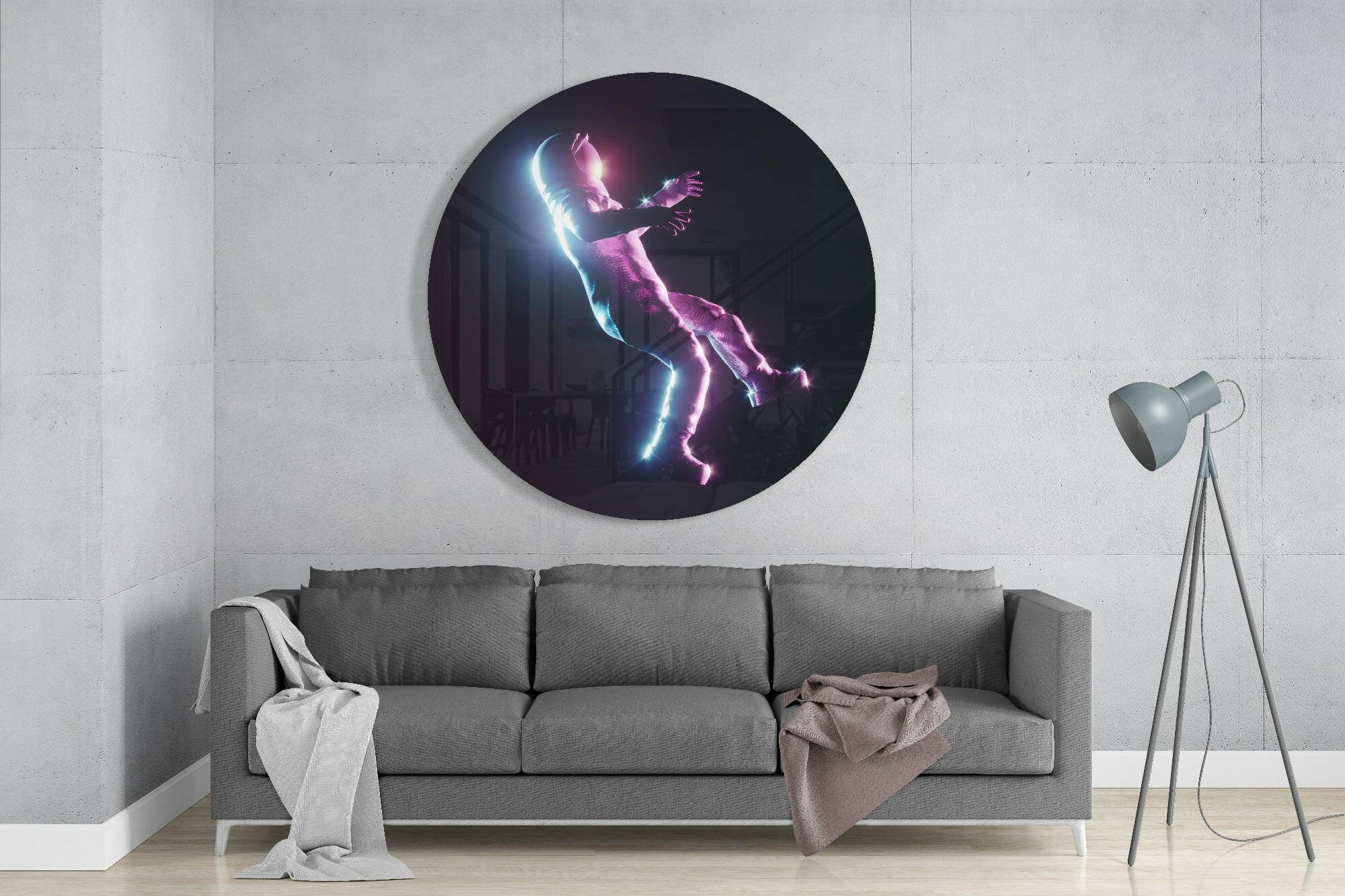 Astronaut Glass Wall Art - Image 2