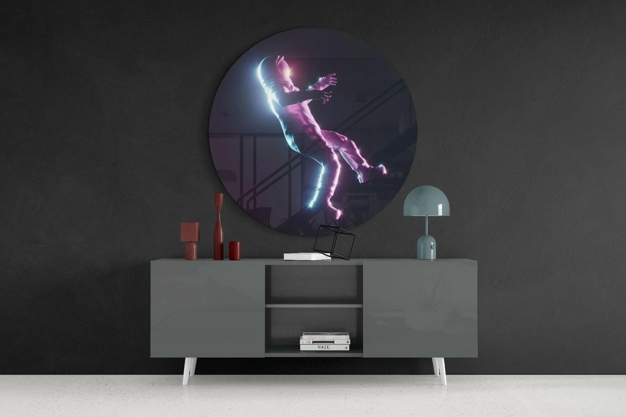 Astronaut Glass Wall Art - Image 4