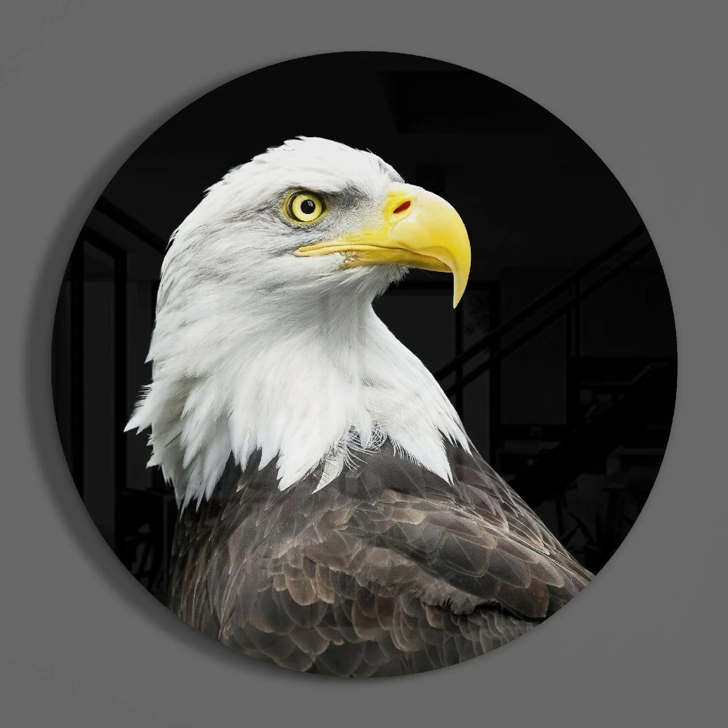 Eagle Glass Wall Art - Image 3