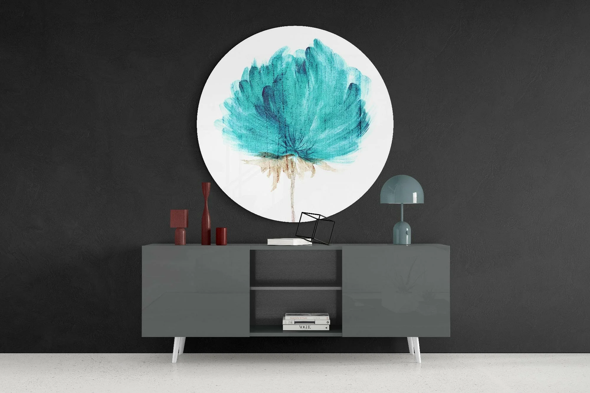Flower Glass Wall Art - Image 4