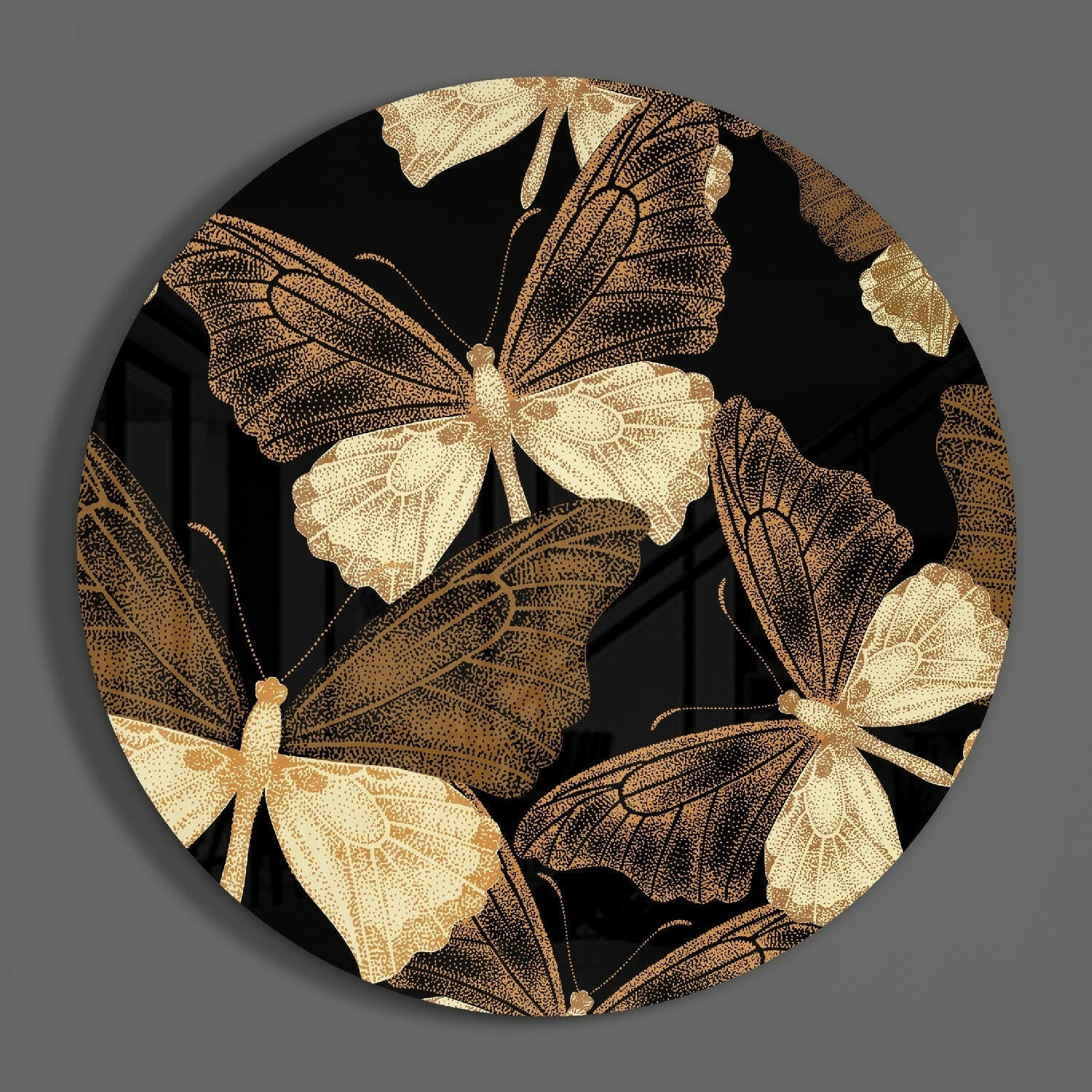 Butterflies Glass Wall Art - Image 3