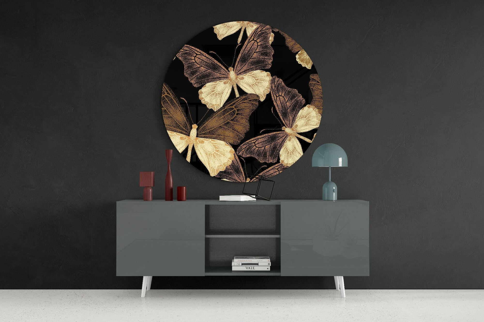 Butterflies Glass Wall Art - Image 4
