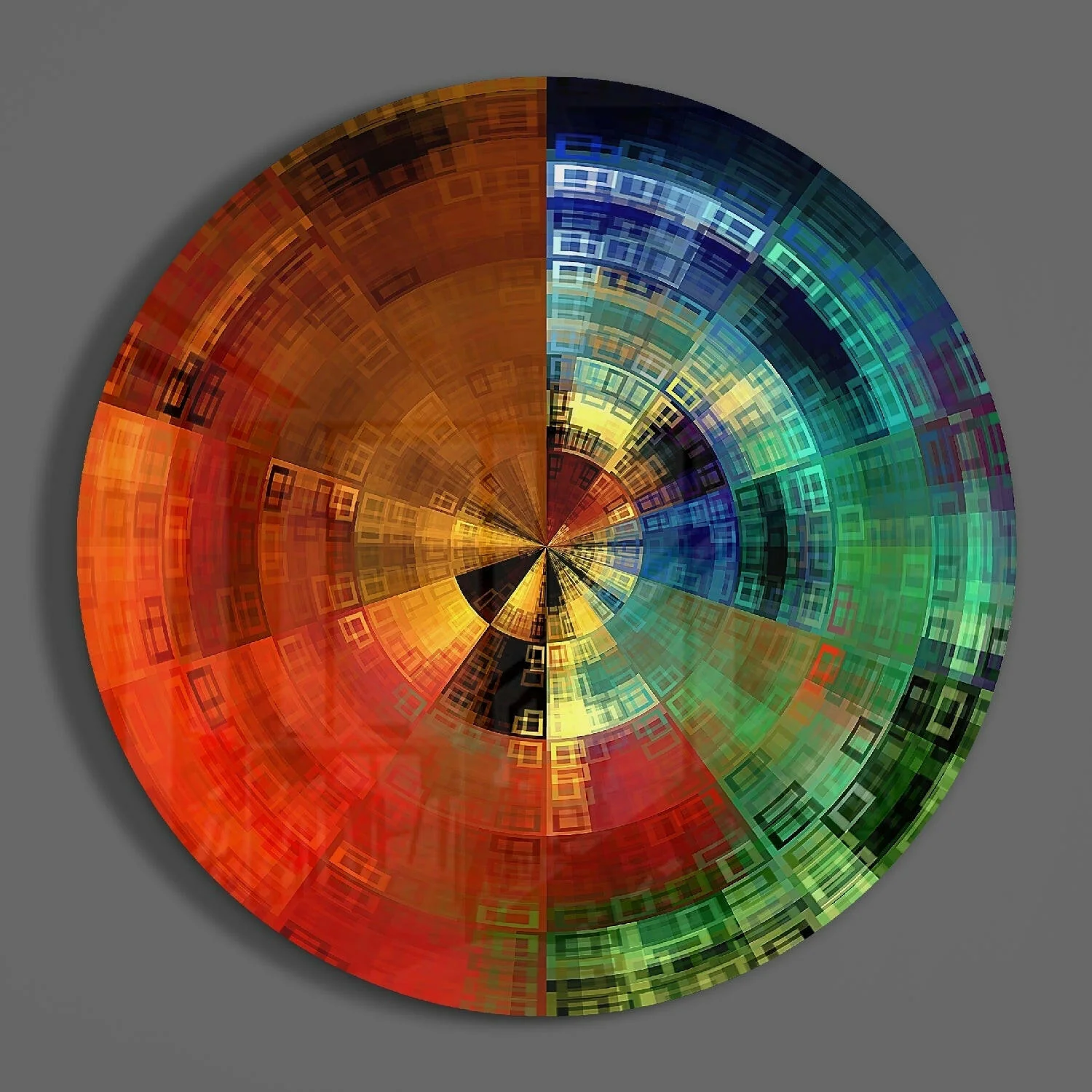 Color Wheel Glass Wall Art - Image 3