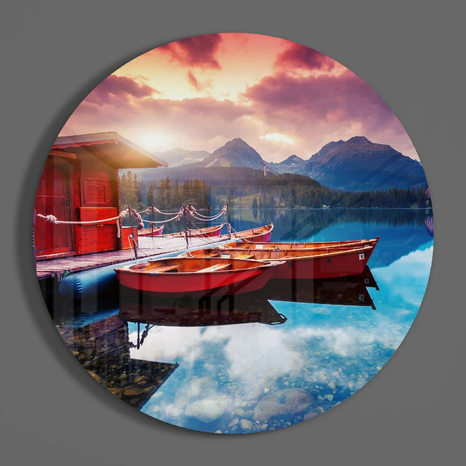 Coastal Glass Wall Art - Image 3
