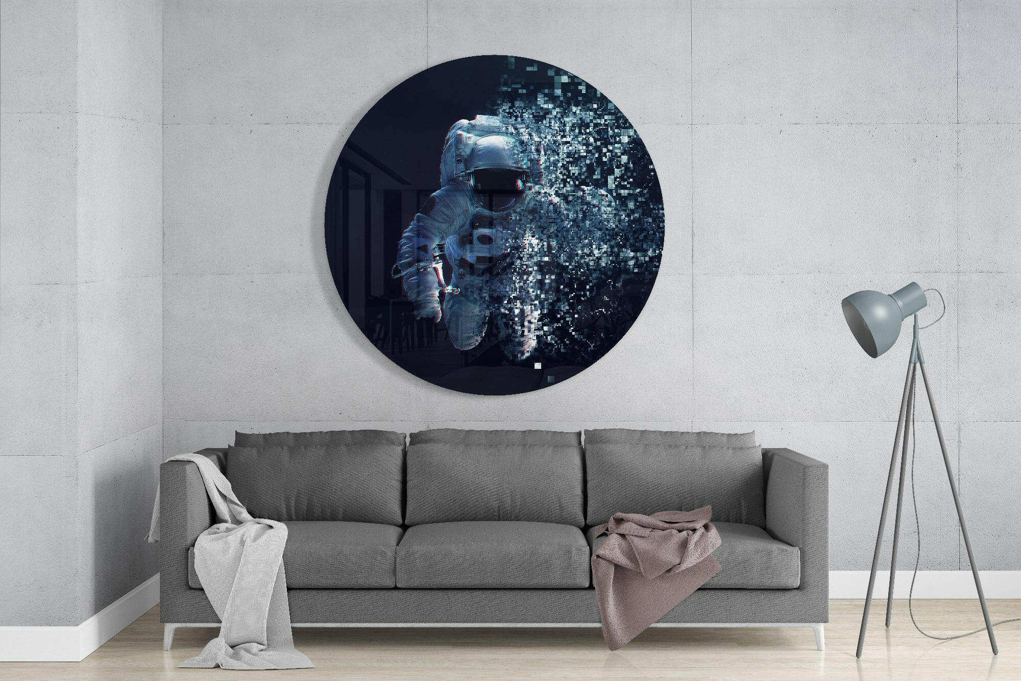 Astronaut Glass Wall Art - Image 2