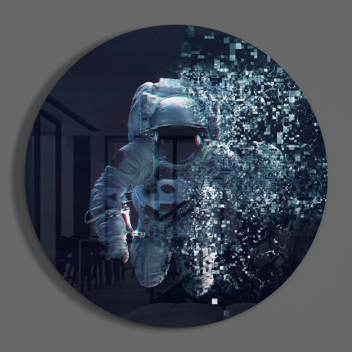 Astronaut Glass Wall Art - Image 3