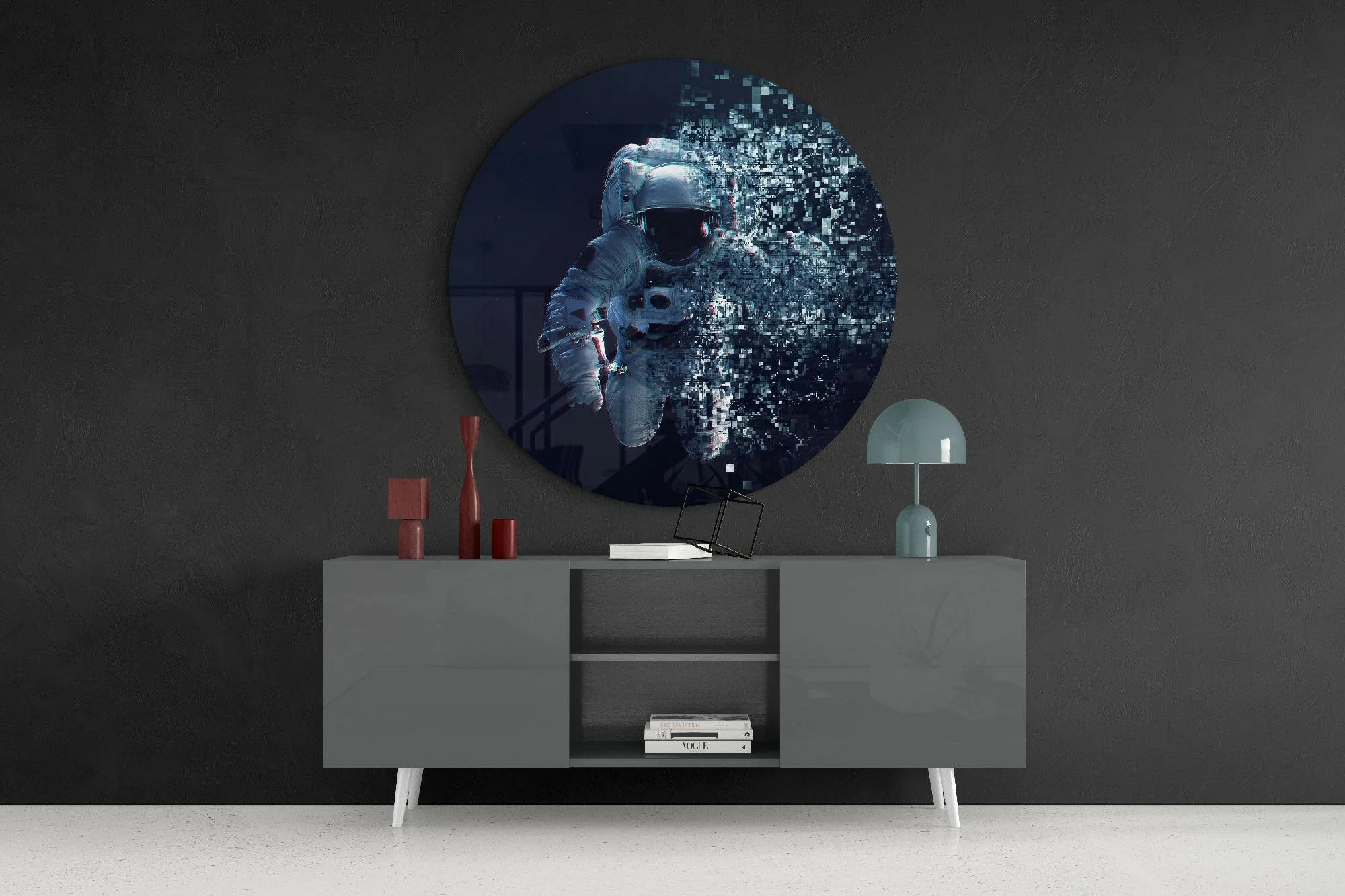 Astronaut Glass Wall Art - Image 4