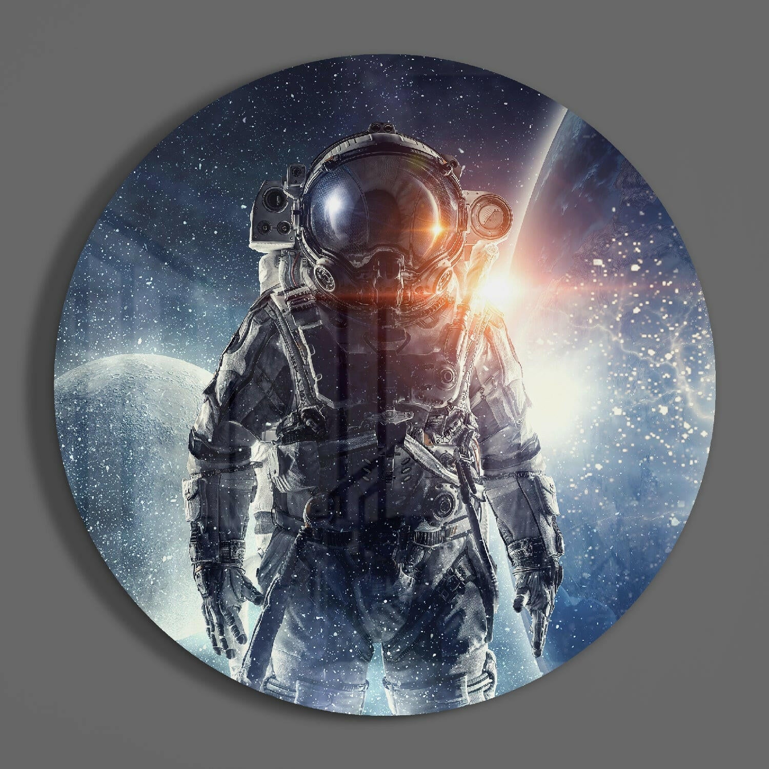 Astronaut Glass Wall Art - Image 3