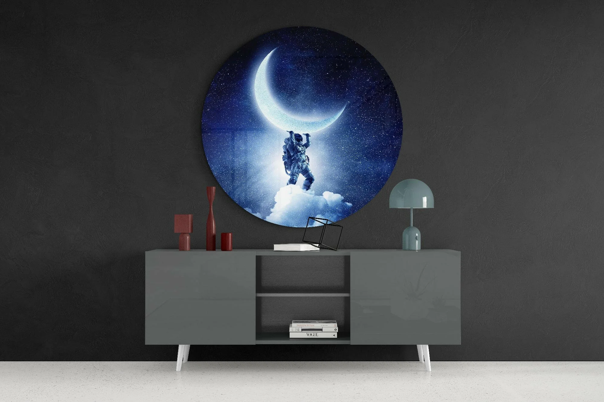 Moon Bearer Glass Wall Art - Image 4