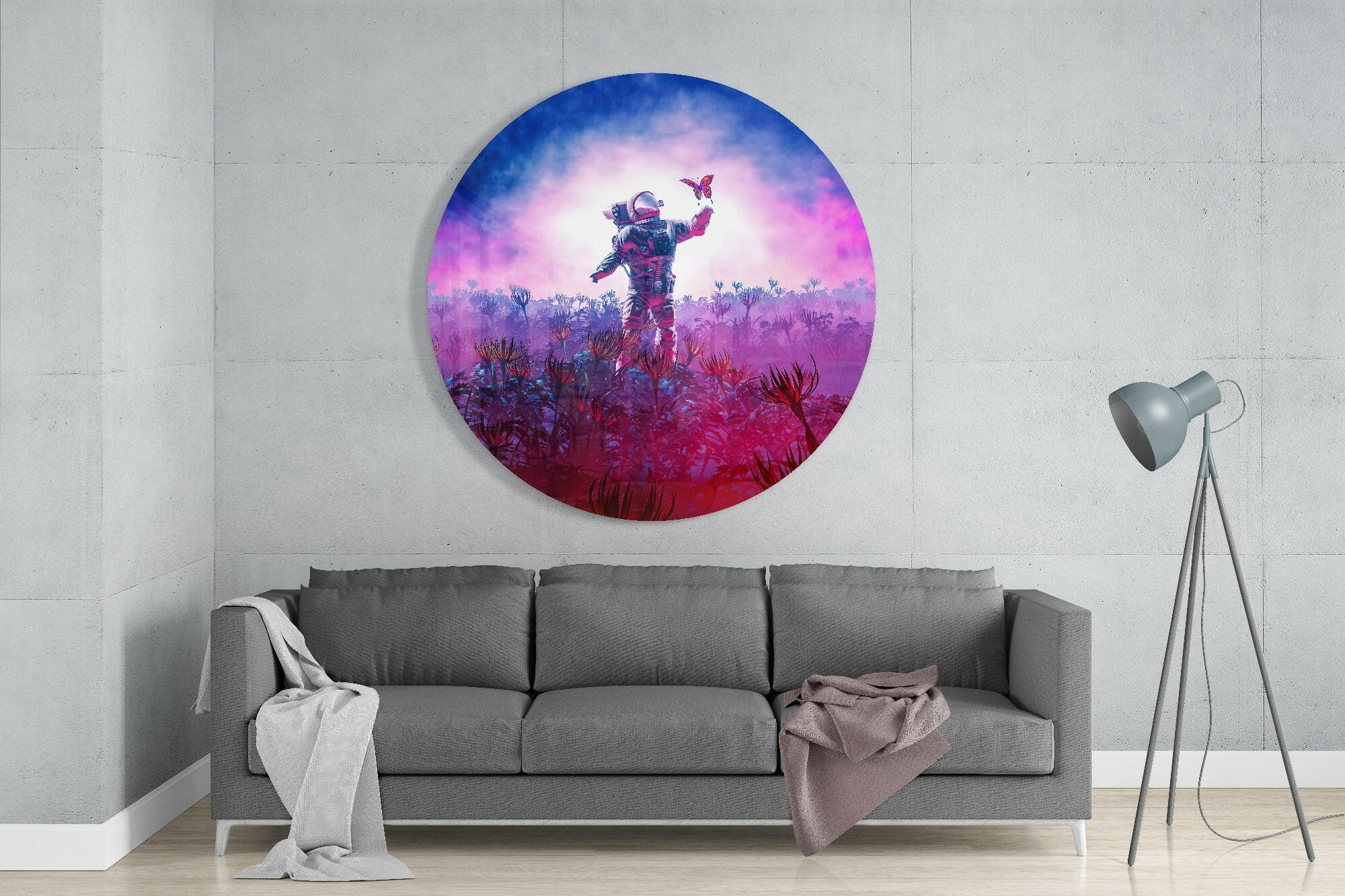 New Worlds Glass Wall Art - Image 2