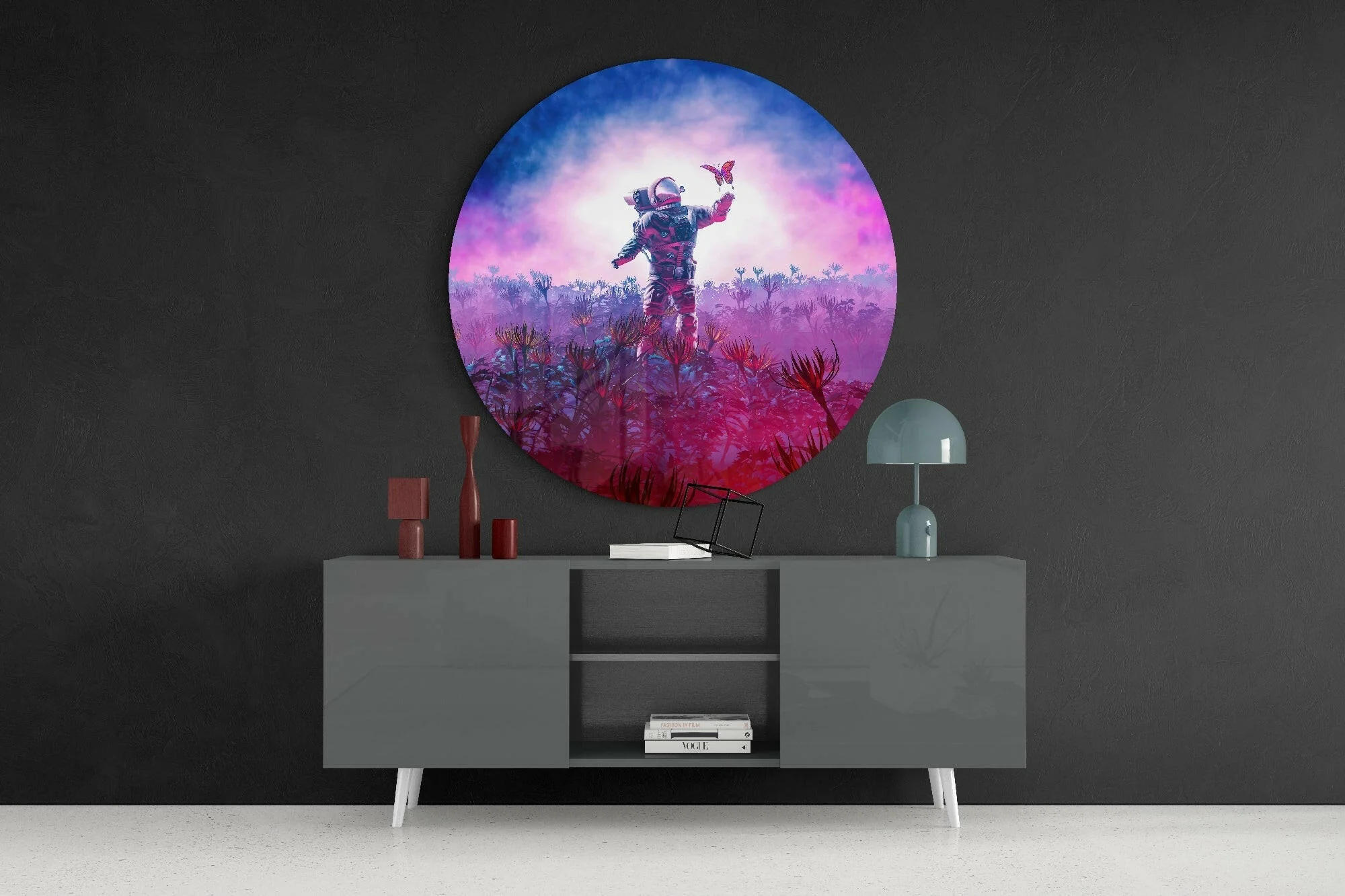 New Worlds Glass Wall Art - Image 4