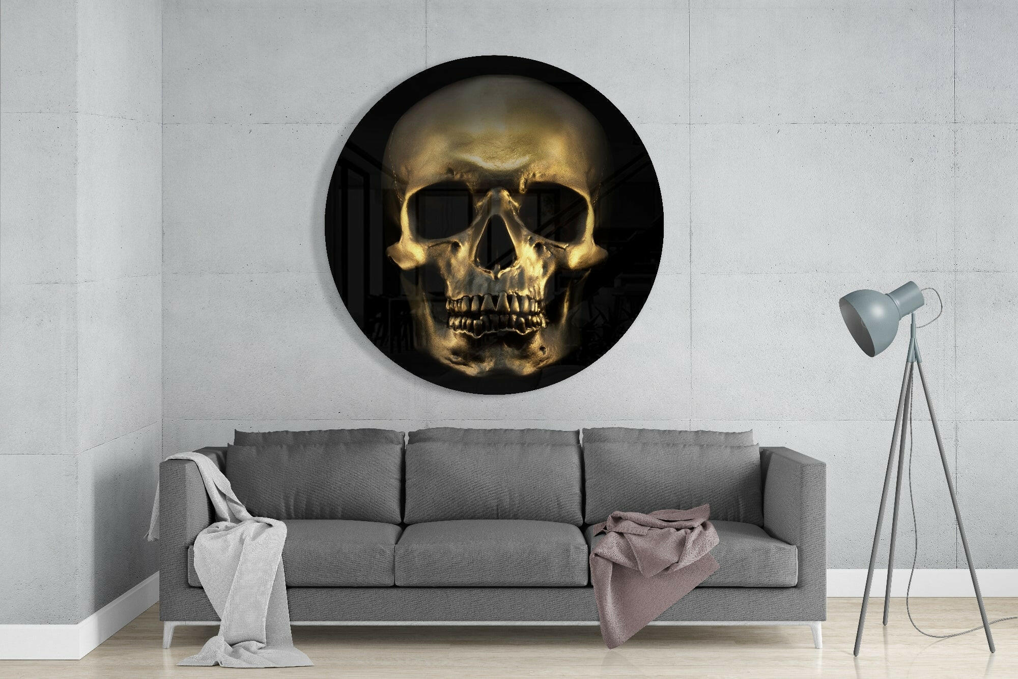 Skull Glass Wall Art - Image 2