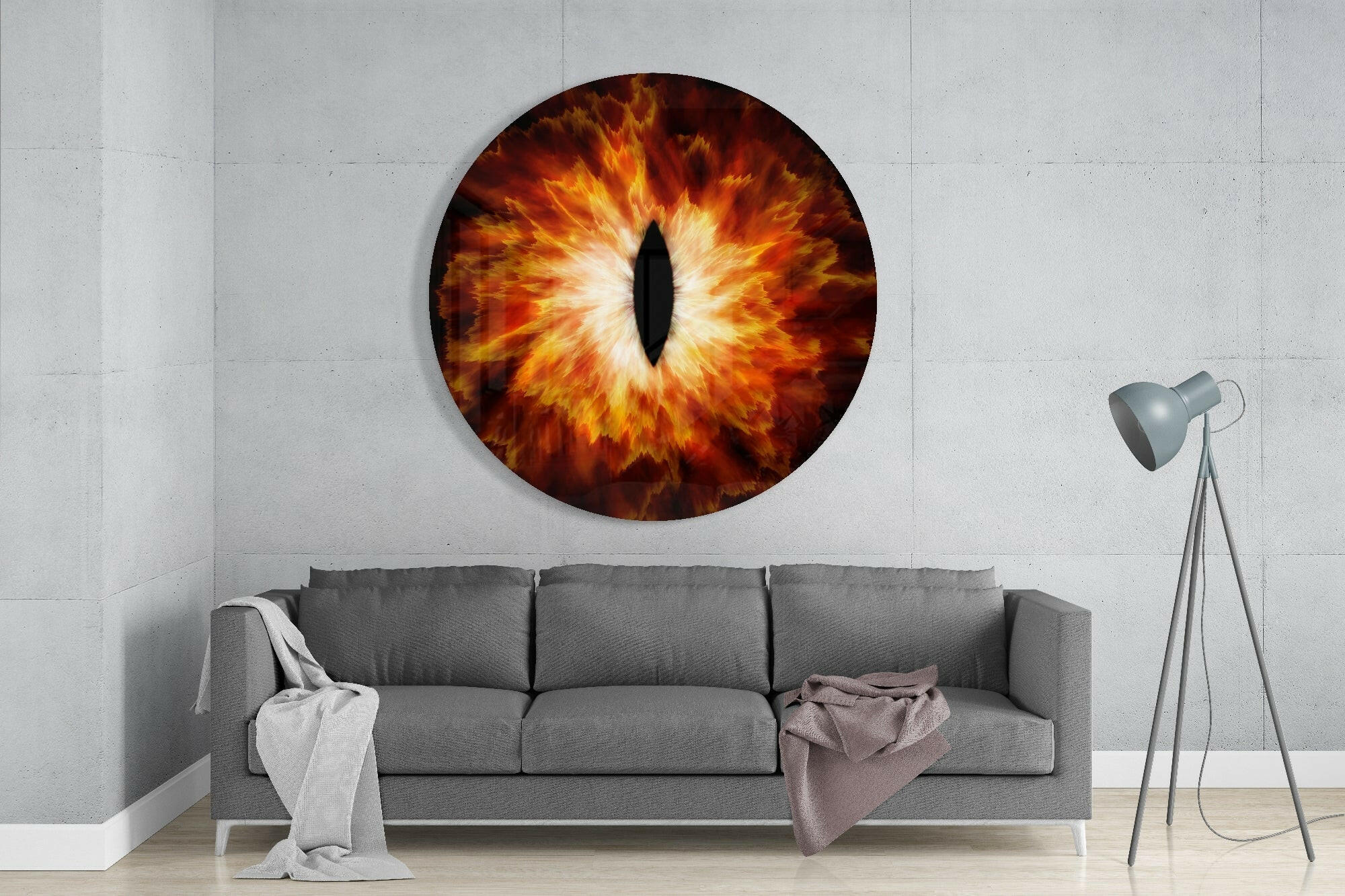 Fire Eye Glass Wall Art - Image 2