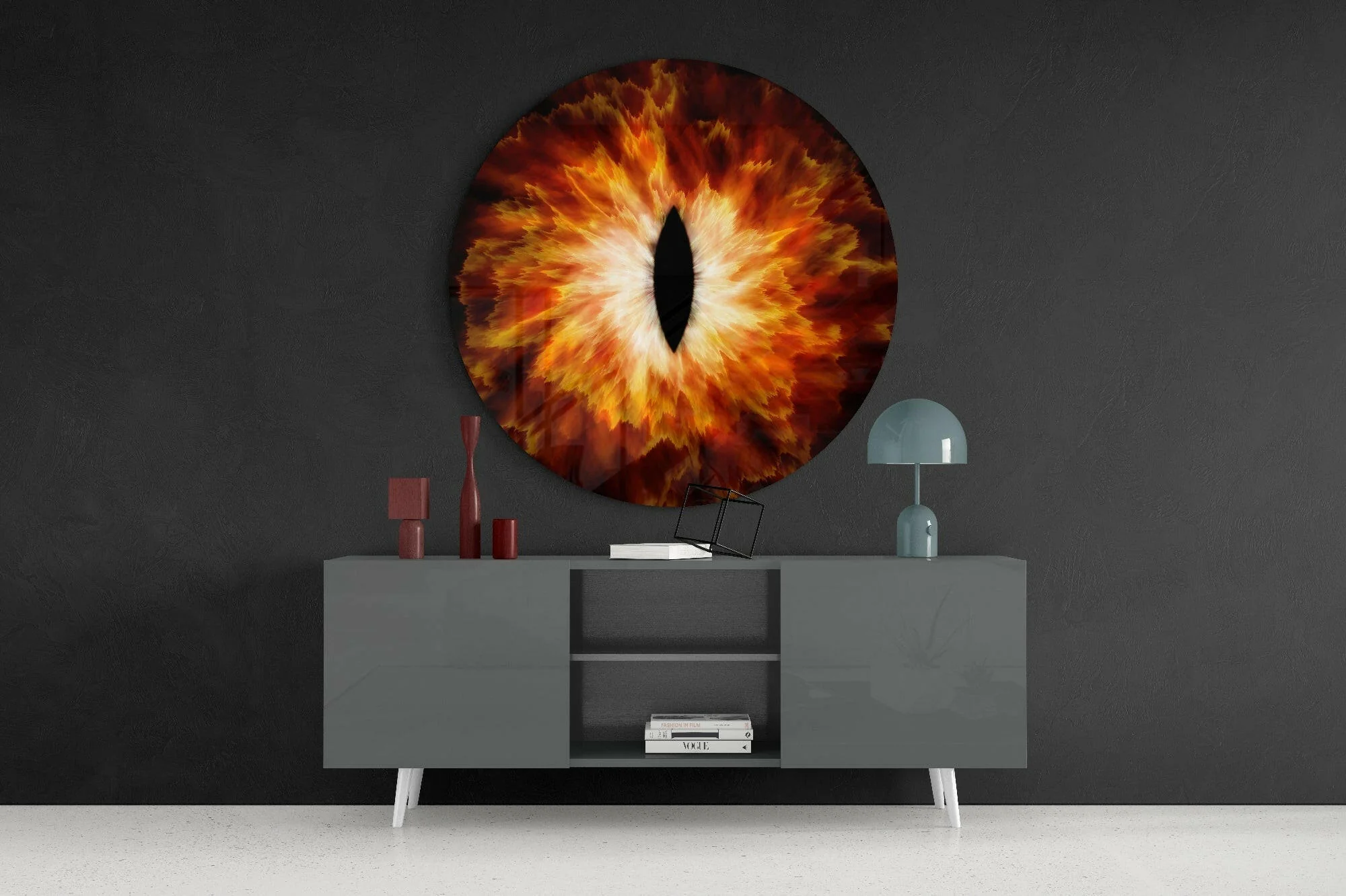 Fire Eye Glass Wall Art - Image 4