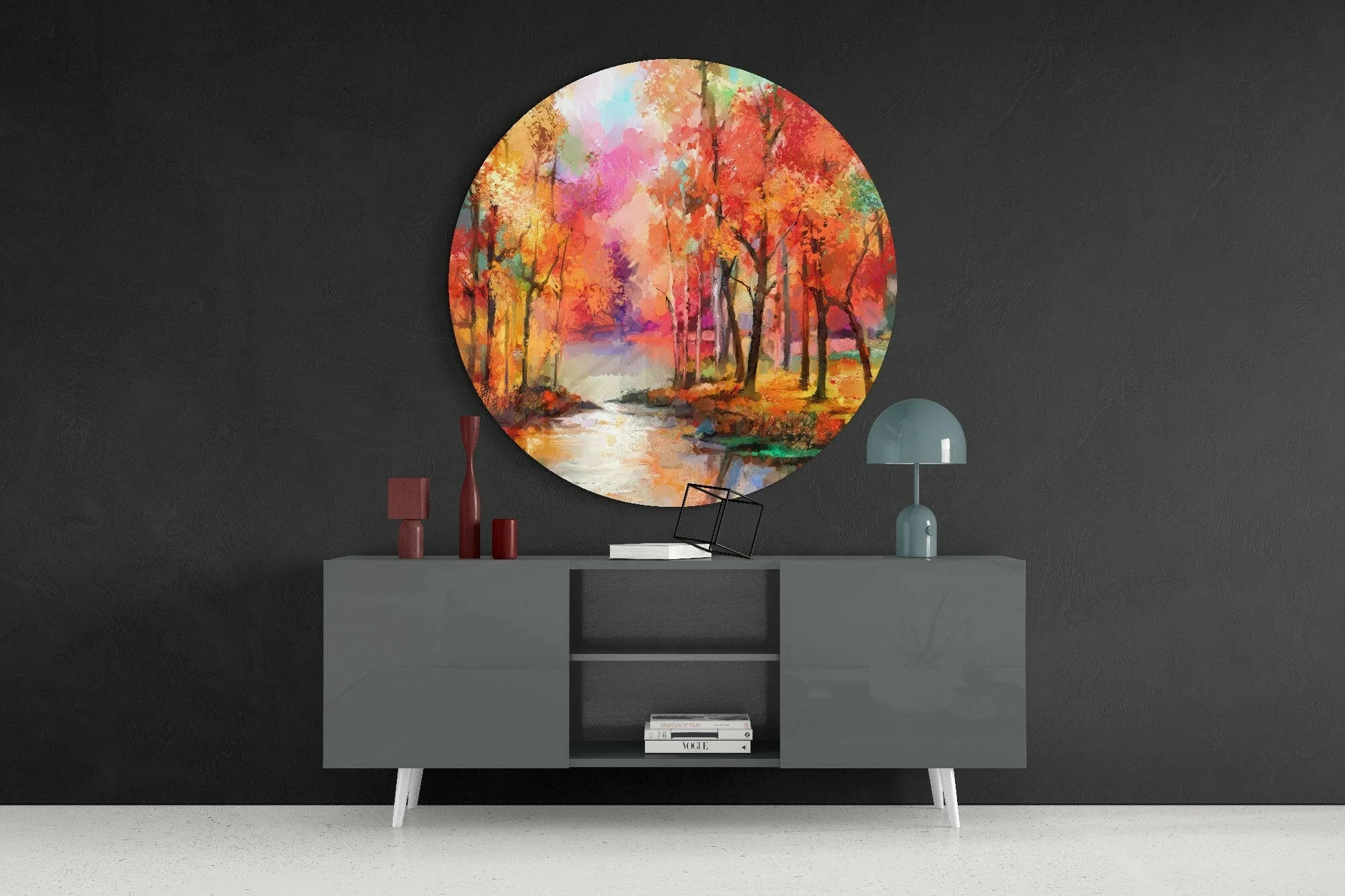 Colors of the Forest Glass Wall Art - Image 4