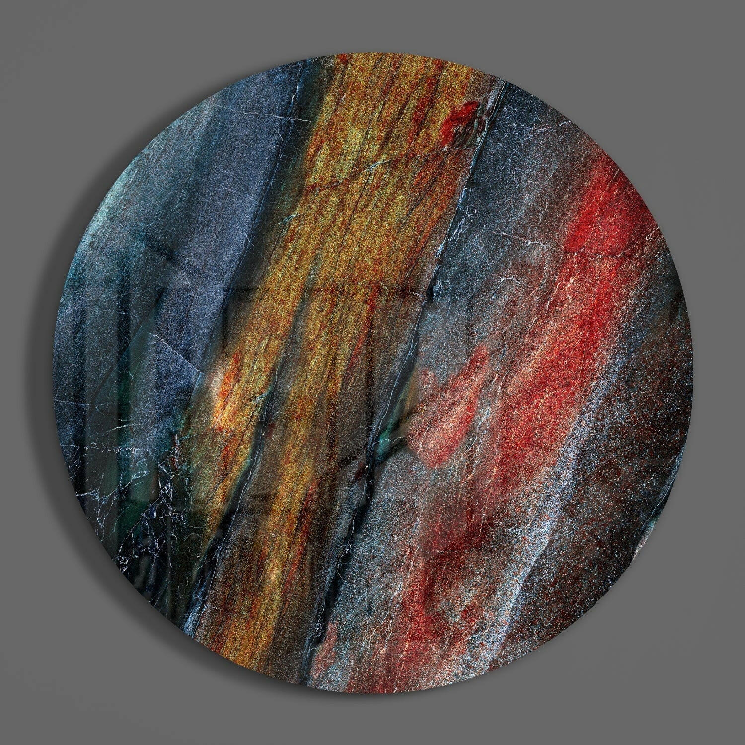 Abstract Glass Wall Art - Image 3