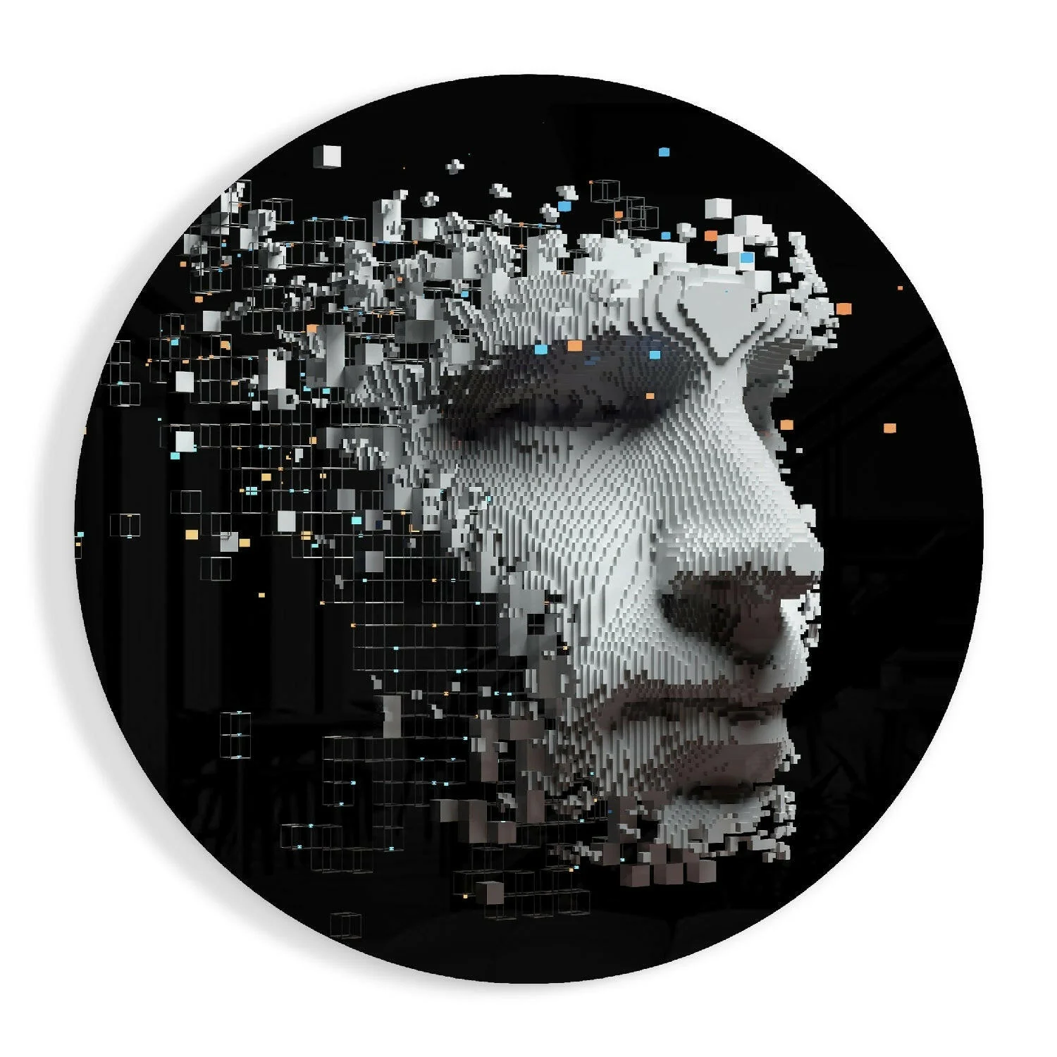 Being Human Glass Wall Art
