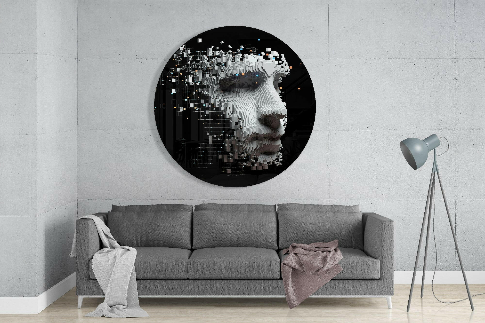 Being Human Glass Wall Art - Image 2