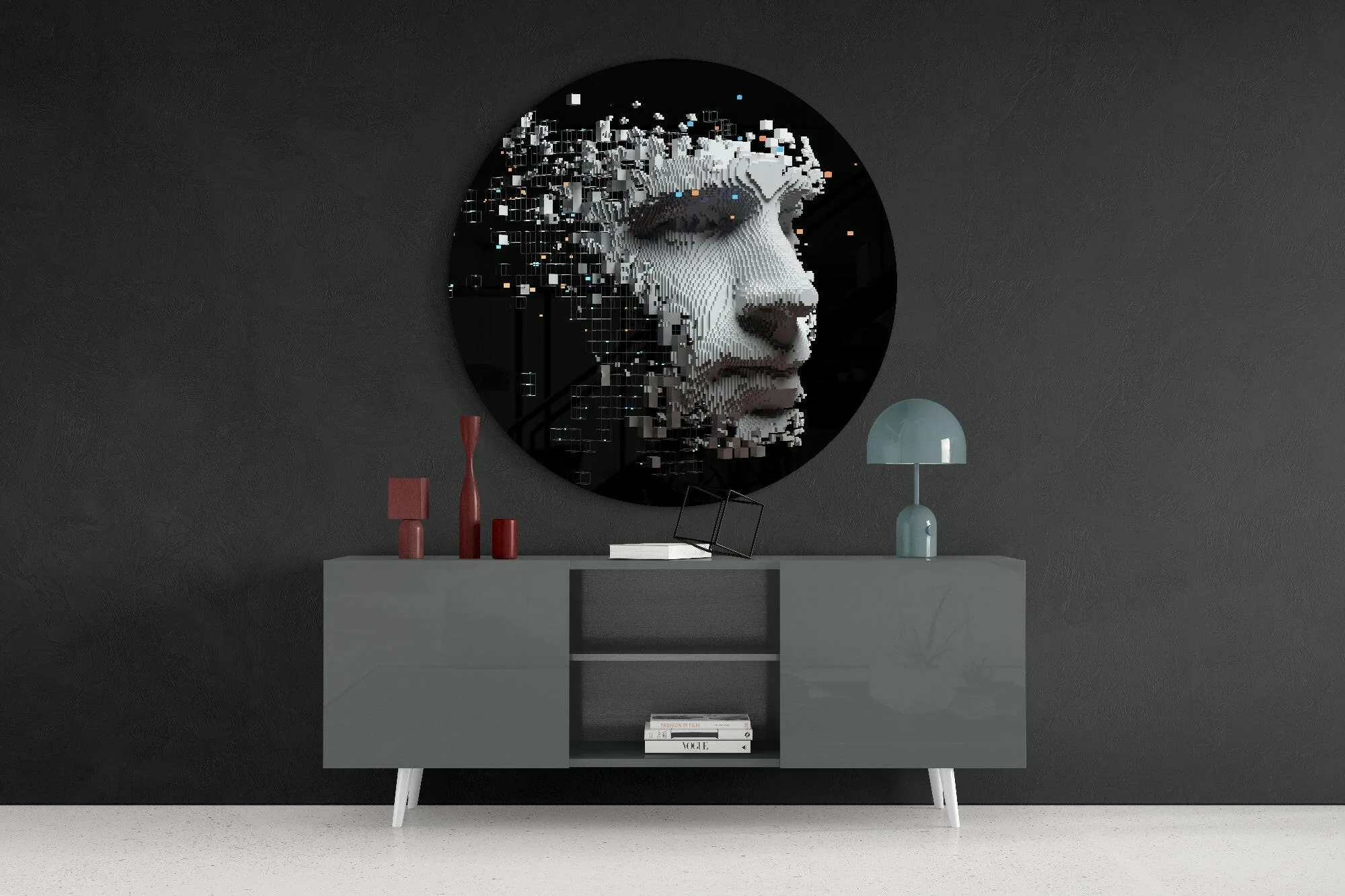 Being Human Glass Wall Art - Image 4
