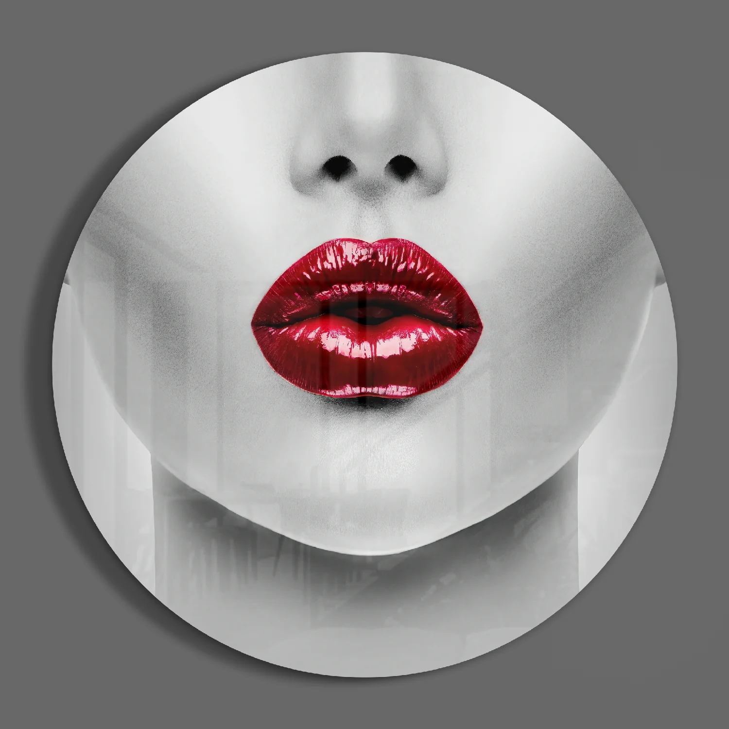 Lips Glass Wall Art - Image 2