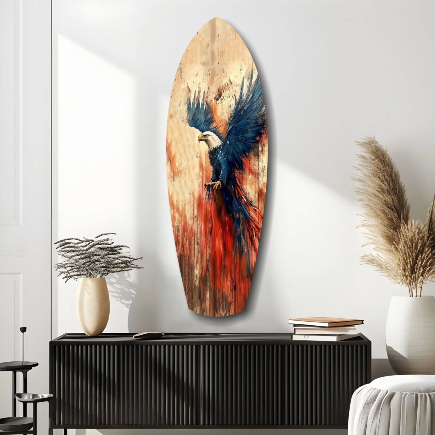 American Eagle Glass Wall Art - Image 10