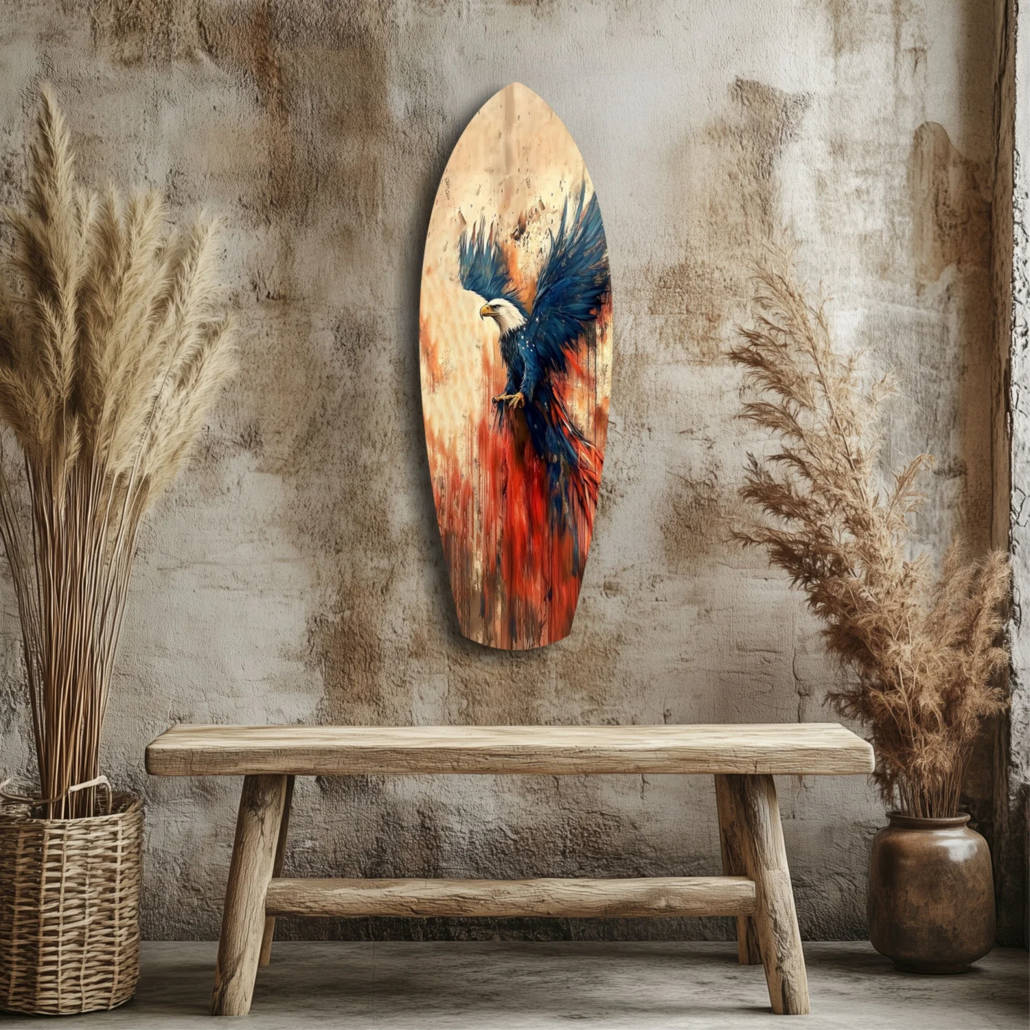 American Eagle Glass Wall Art - Image 3