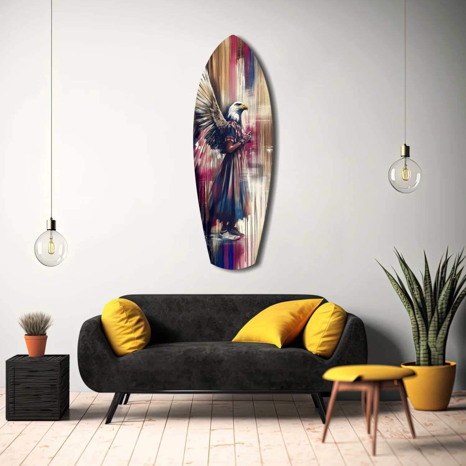 American Eagle Glass Wall Art - Image 11