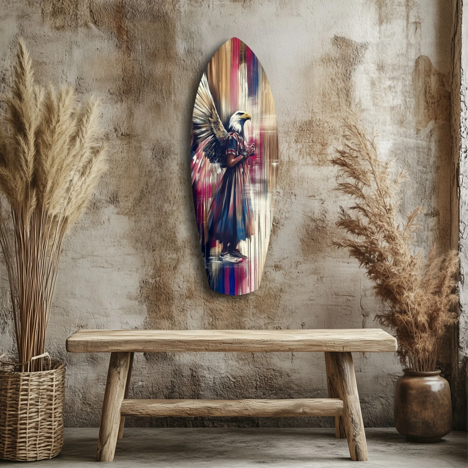 American Eagle Glass Wall Art - Image 3