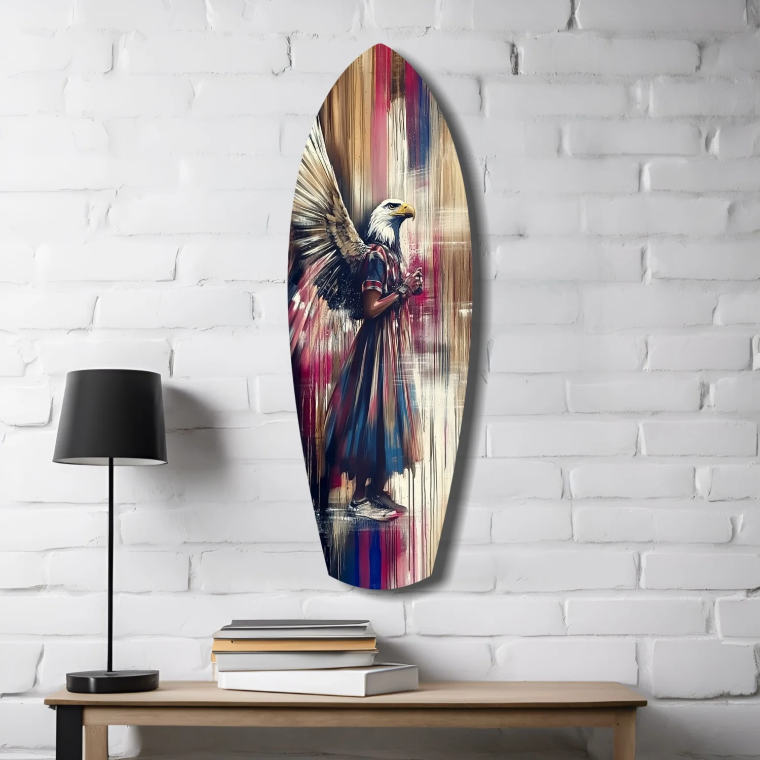 American Eagle Glass Wall Art - Image 4